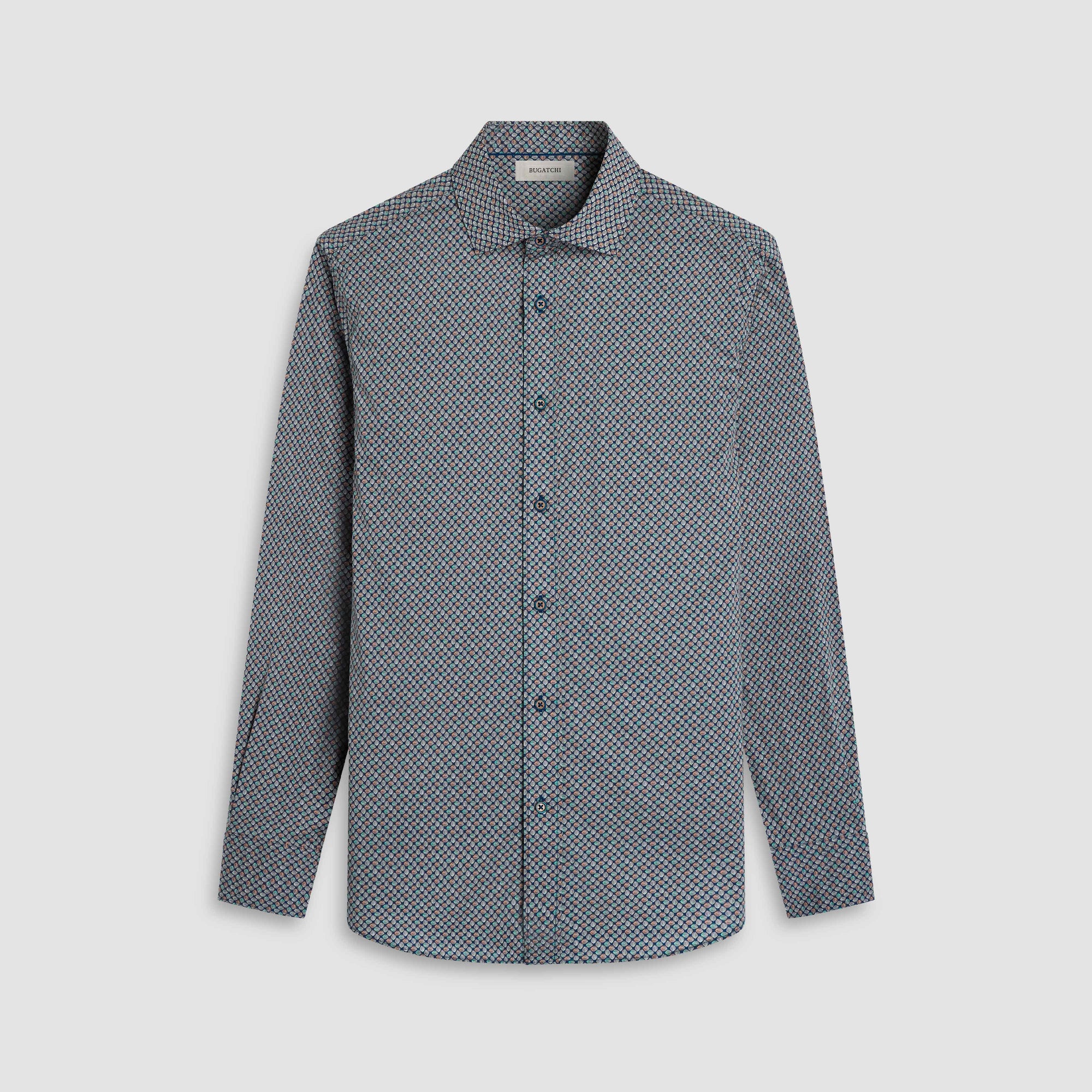 Axel Leaf Print Shirt