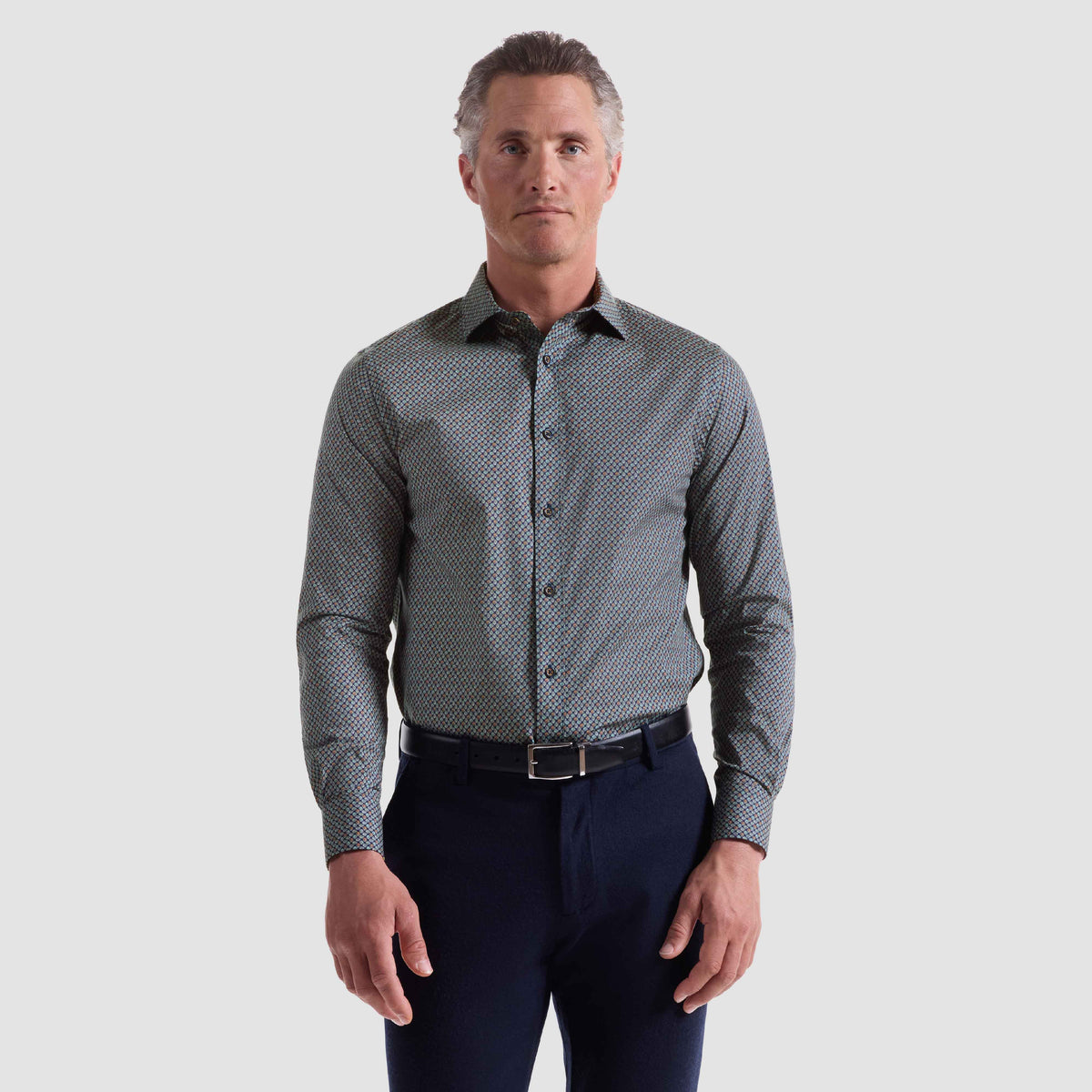 Axel Leaf Print Shirt