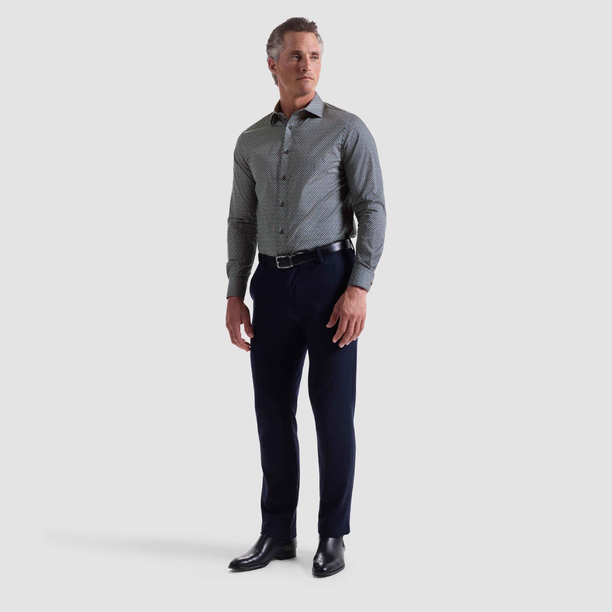 Axel Leaf Print Shirt