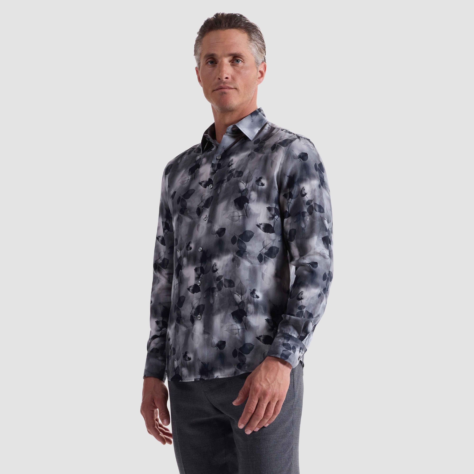 Julian Leaf Print Shirt