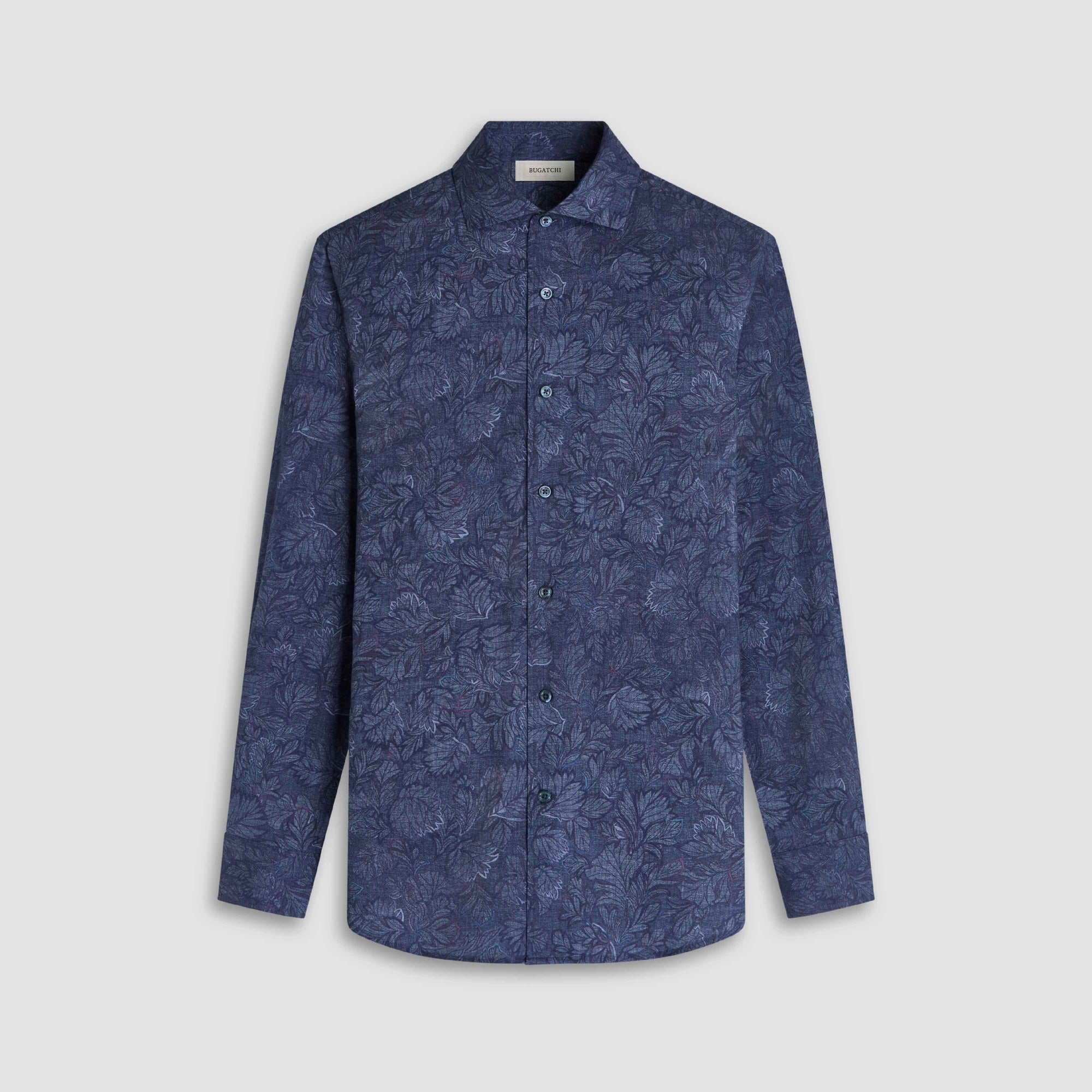 Alvin Leaf Print Shirt