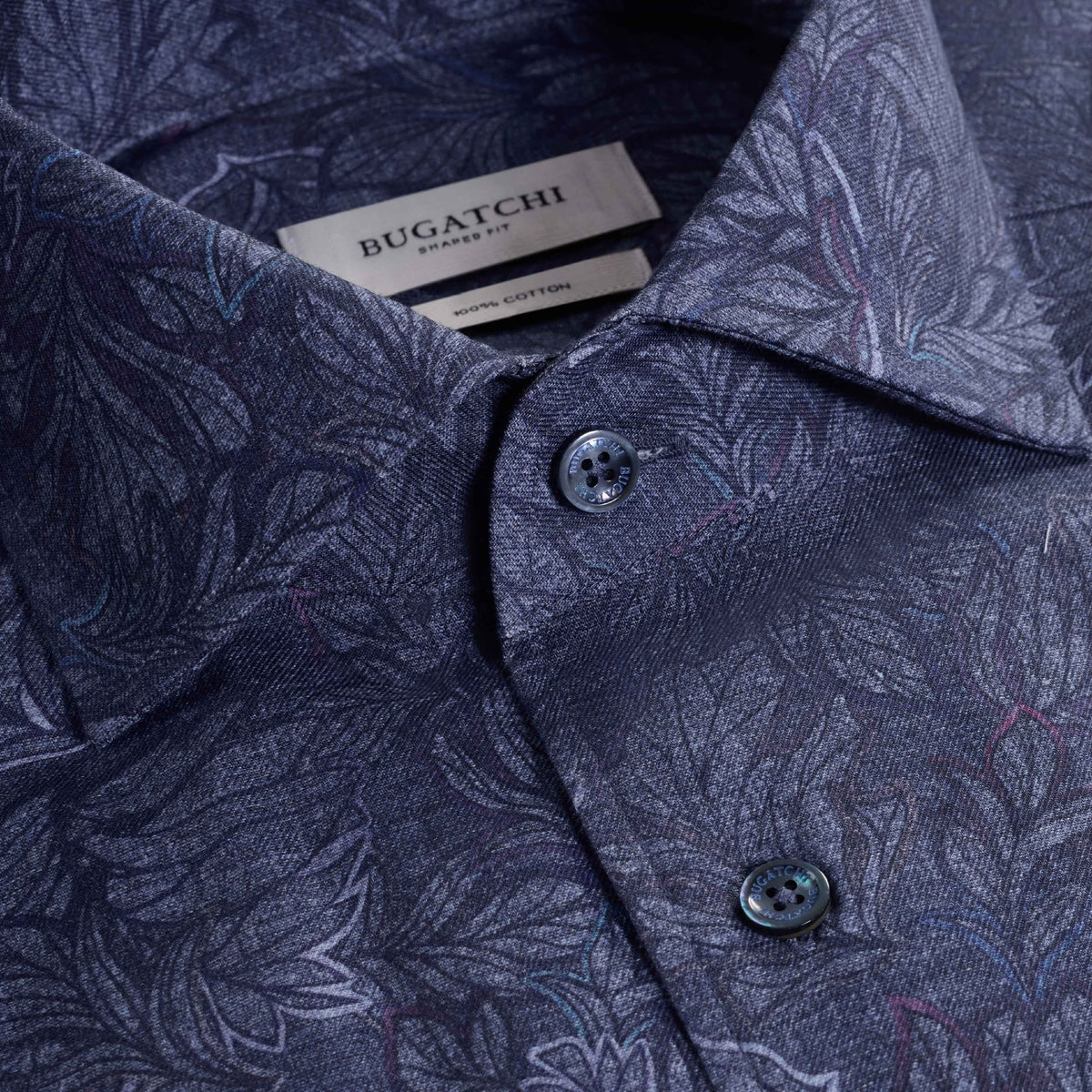 Alvin Leaf Print Shirt