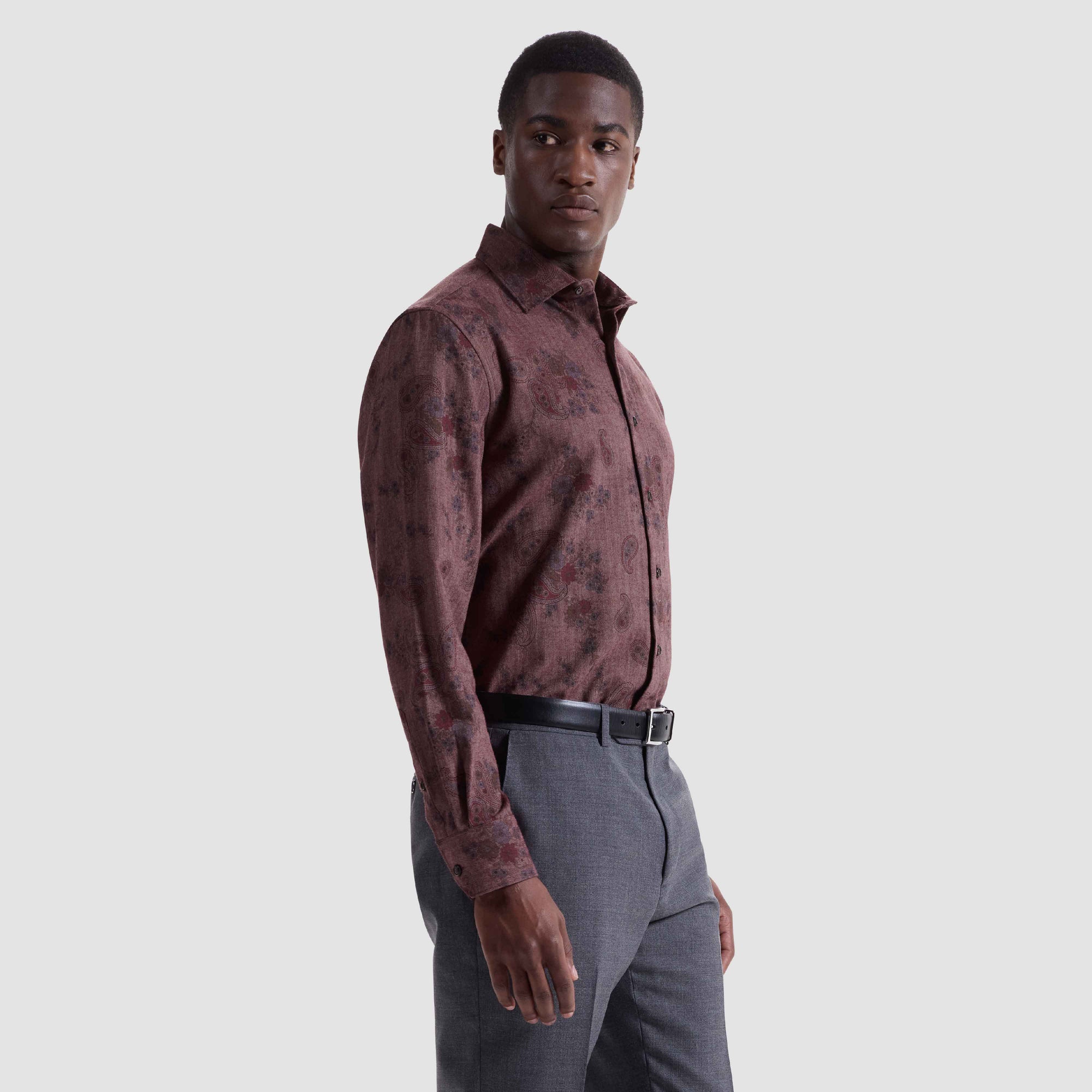 burgundy floral dress shirt Buy Burgundy Red Floral Long Sleeve Button Down Shirt from Next USA