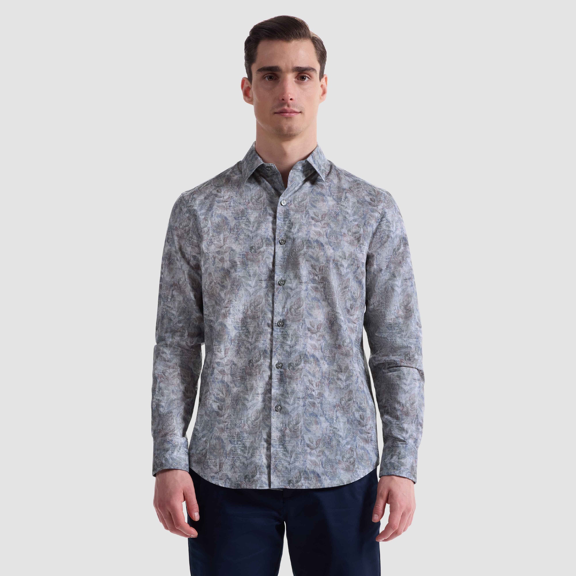 Julian Leaf Print Shirt