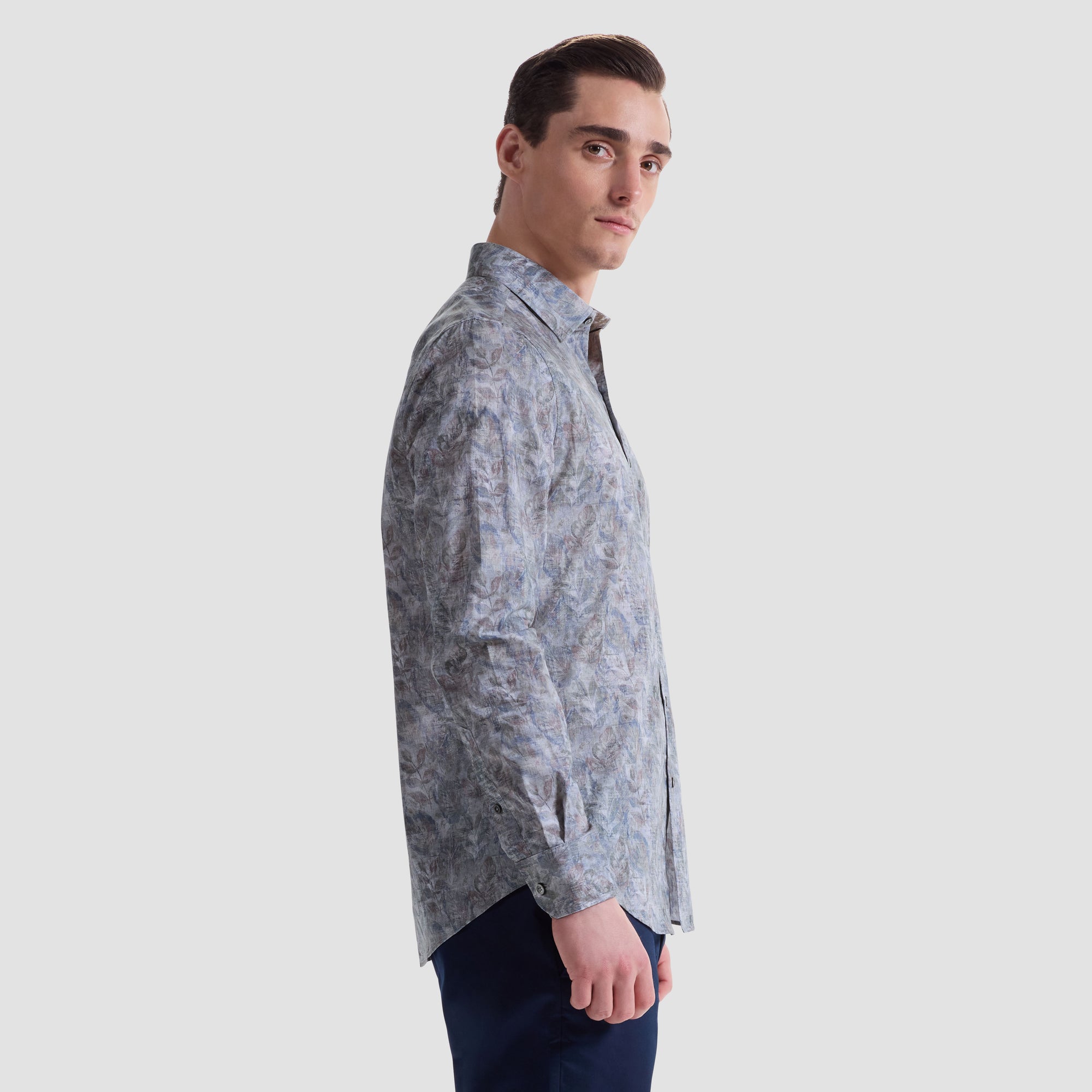 Julian Leaf Print Shirt