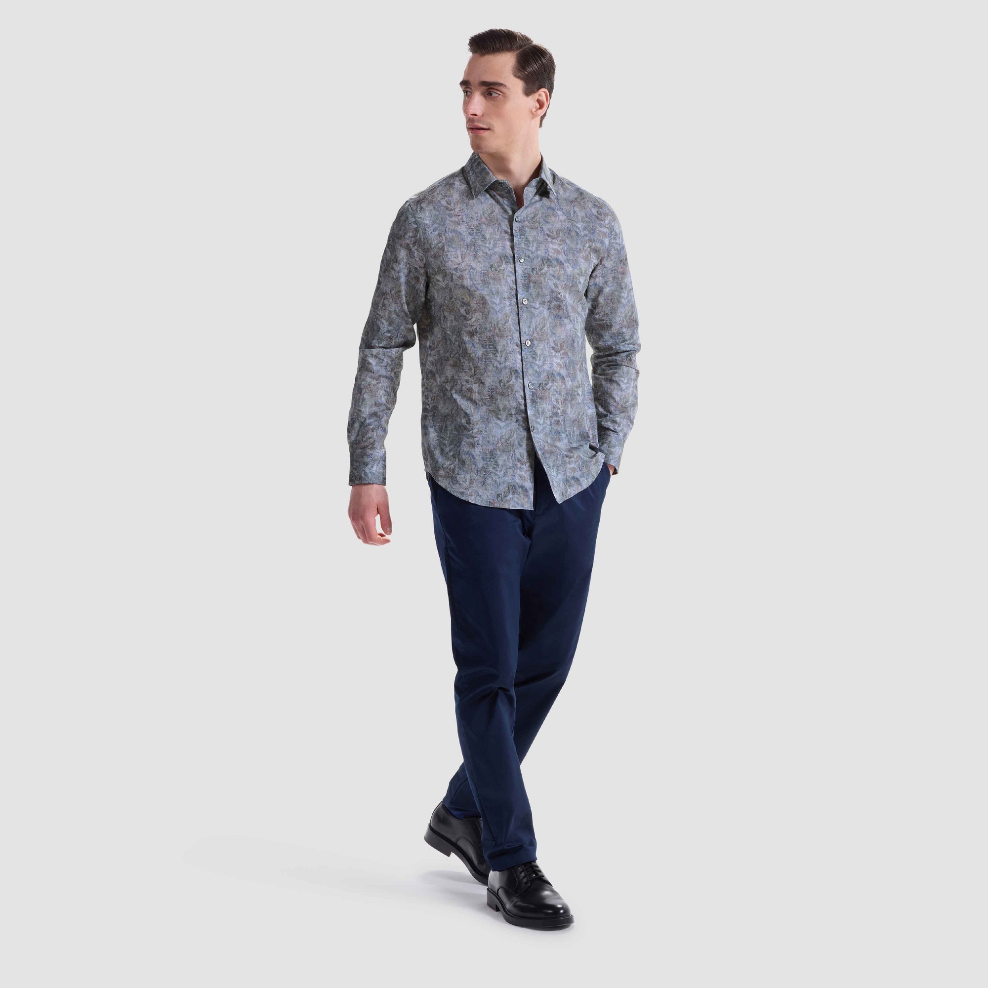 Julian Leaf Print Shirt