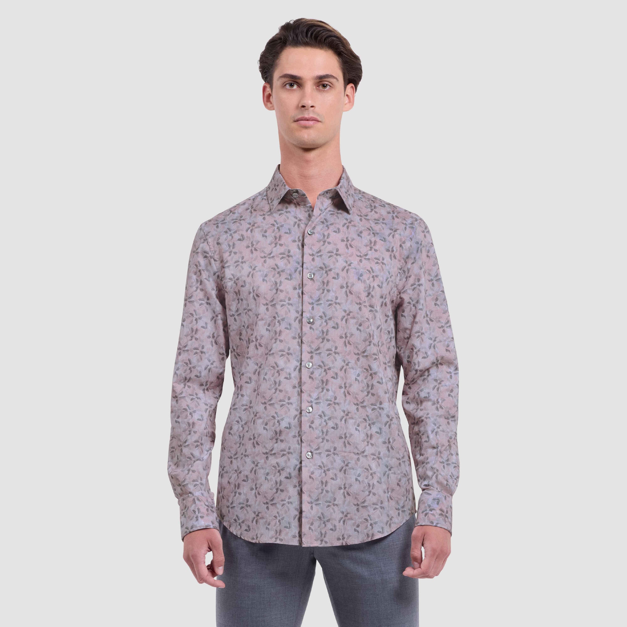 Julian Leaf Print Shirt