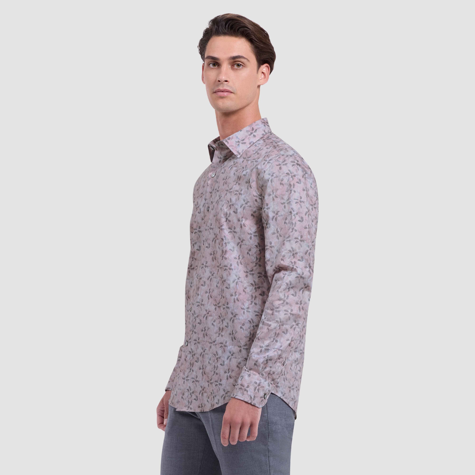 Julian Leaf Print Shirt