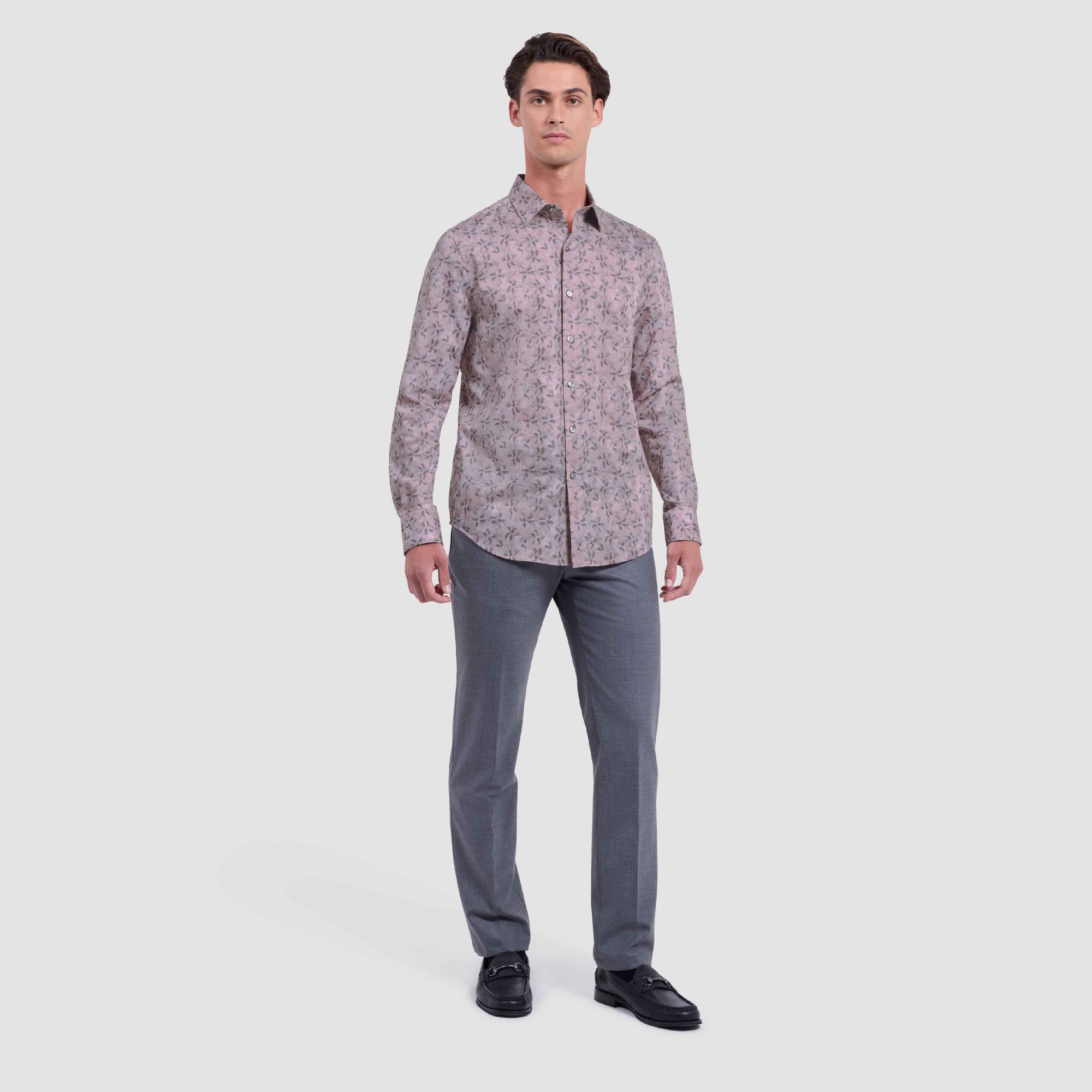 Julian Leaf Print Shirt