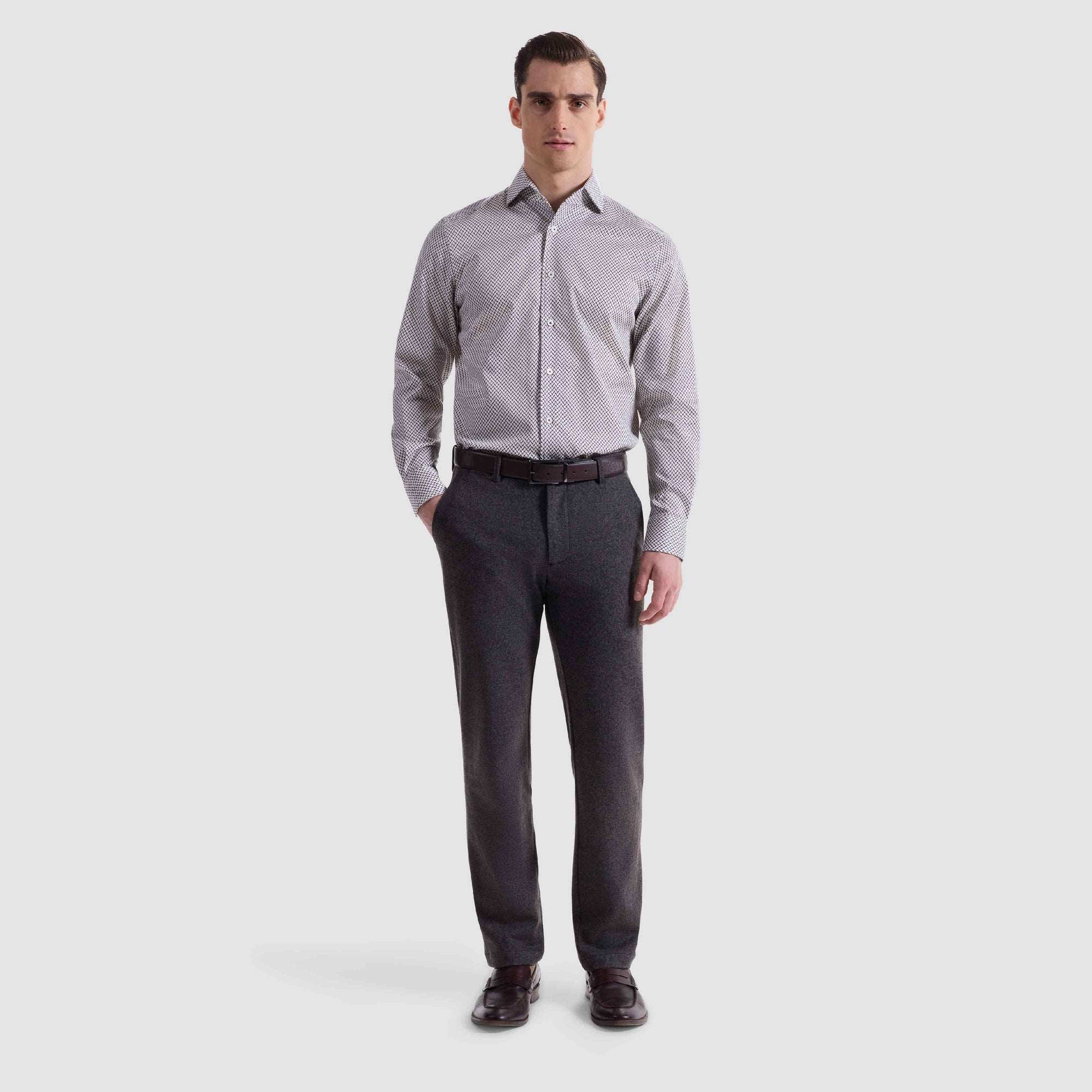 Alvin Herringbone Shirt