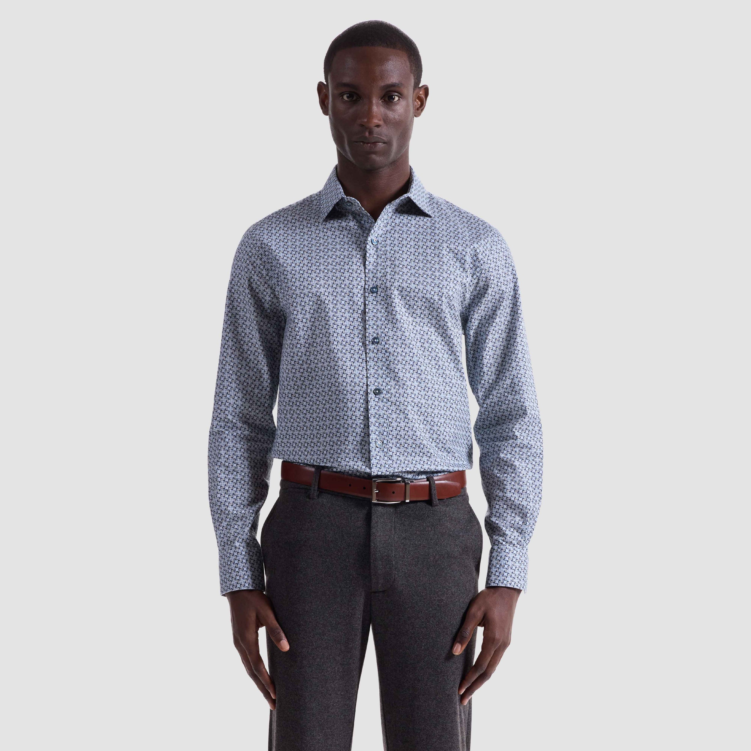 Axel Geometric Shirt – BUGATCHI