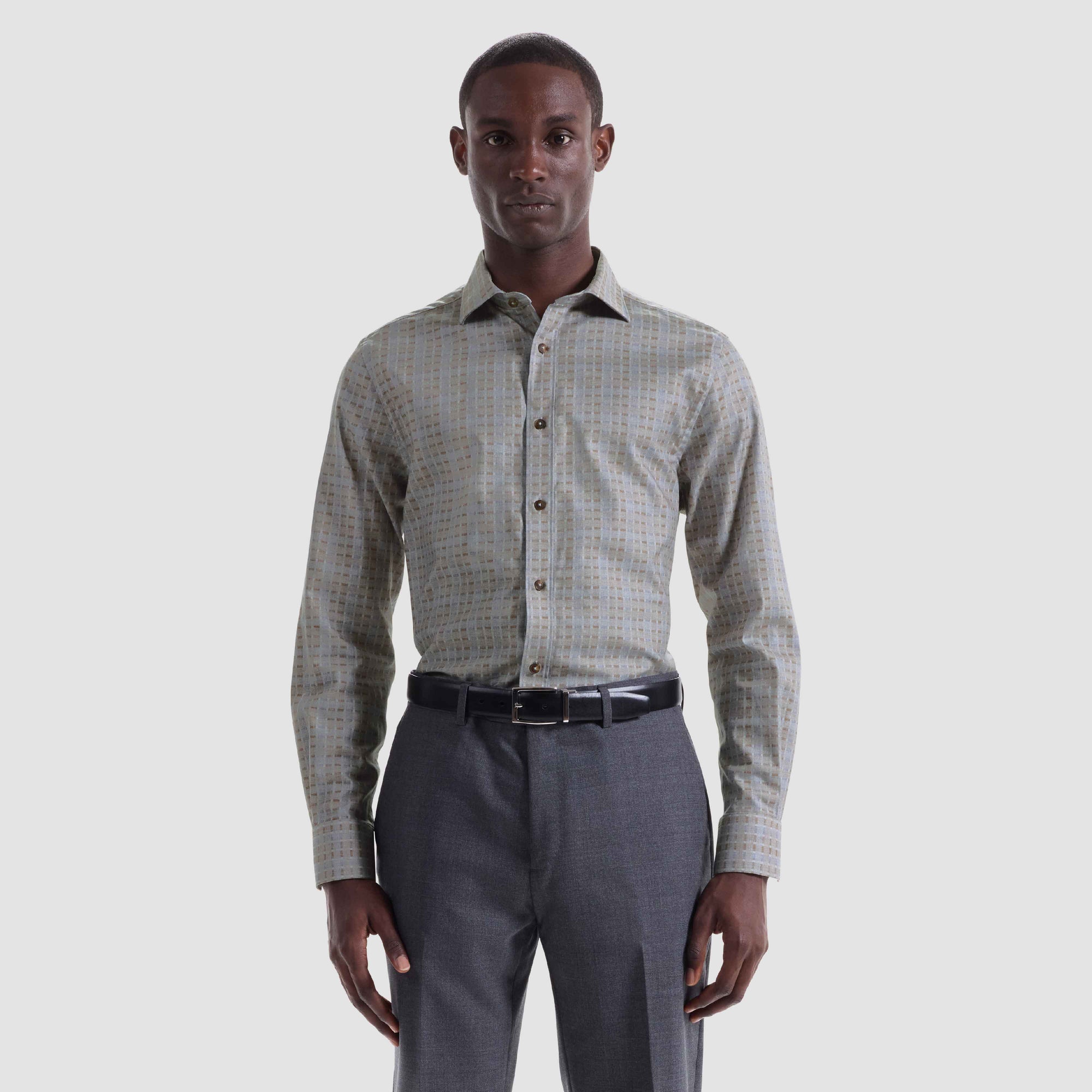 Axel Grid Check Shirt