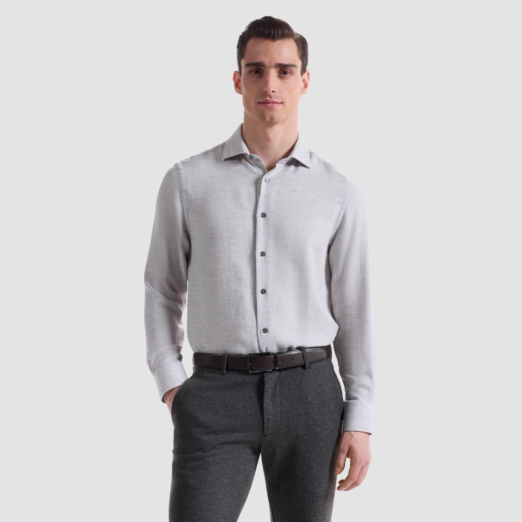 Axel Herringbone Shirt