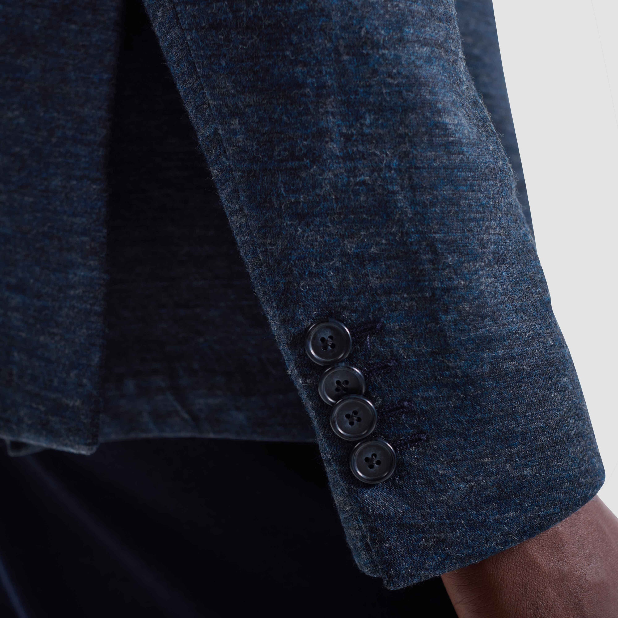 Heather Grey Two-Button Blazer