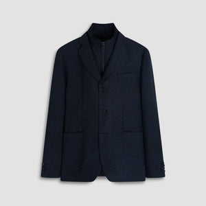 Three-Button Blazer With Removable Nylon Bib