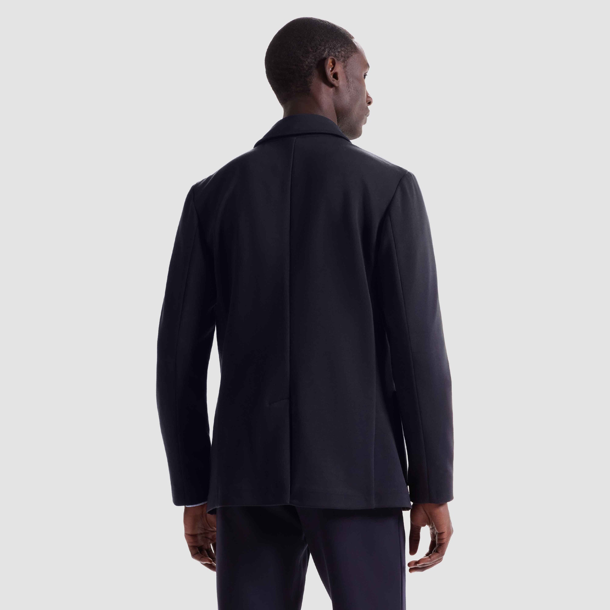 Soft Touch Two-Button Knit Blazer