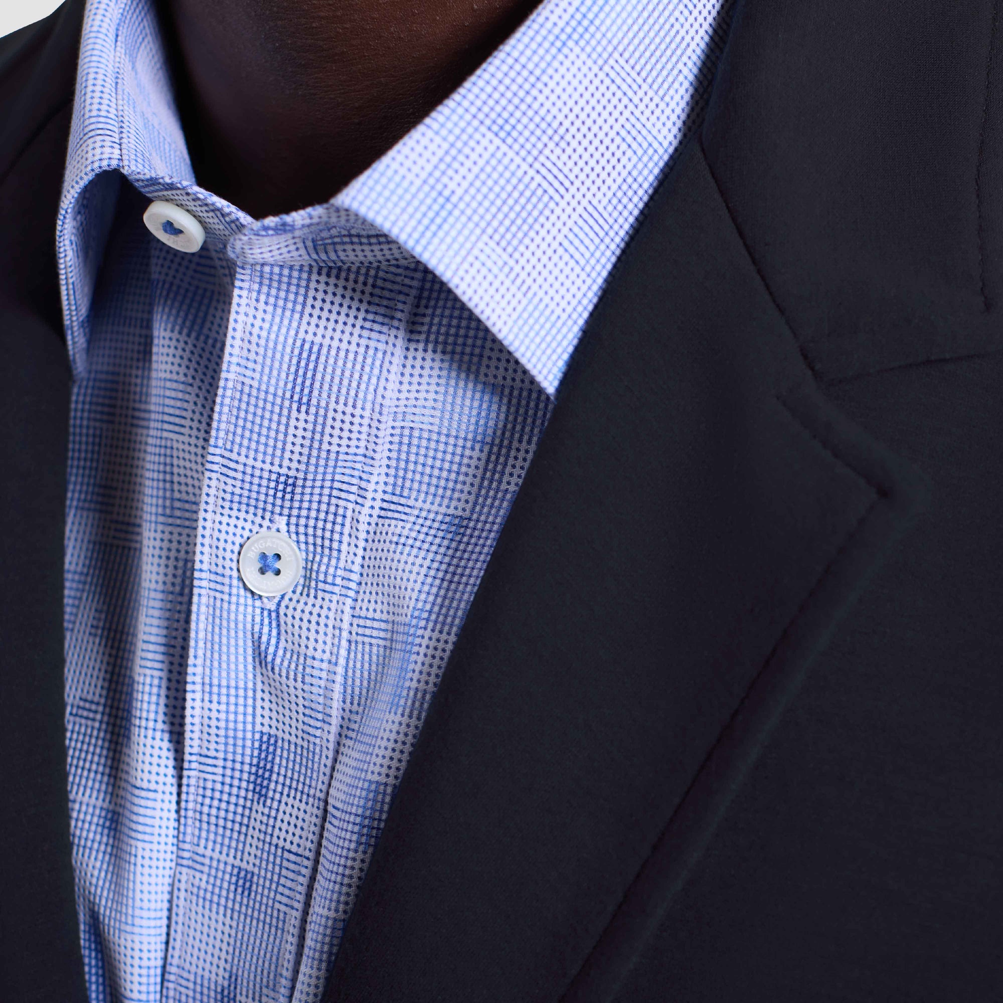 Soft Touch Two-Button Knit Blazer