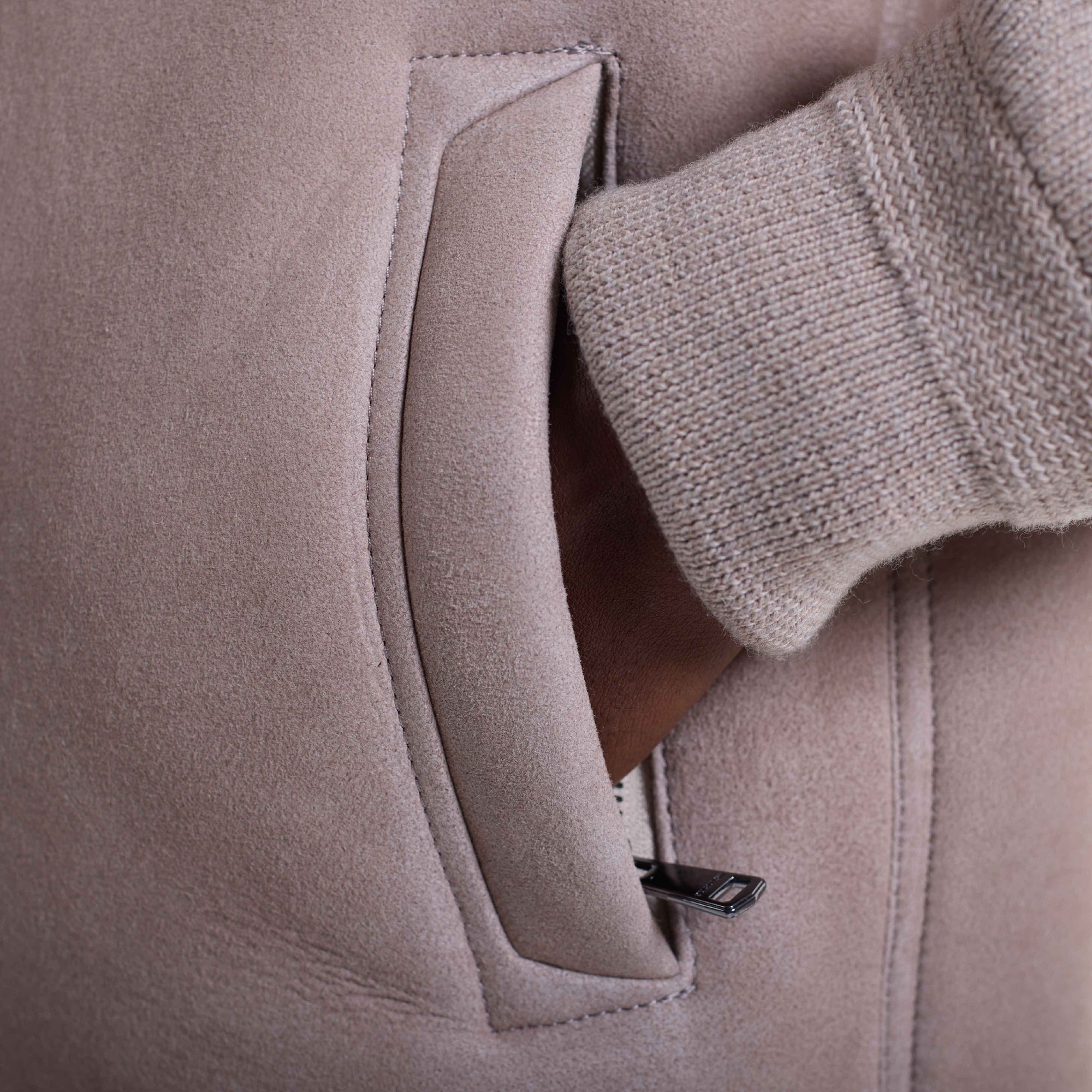 Lamb Shearling and Merino Wool Blouson