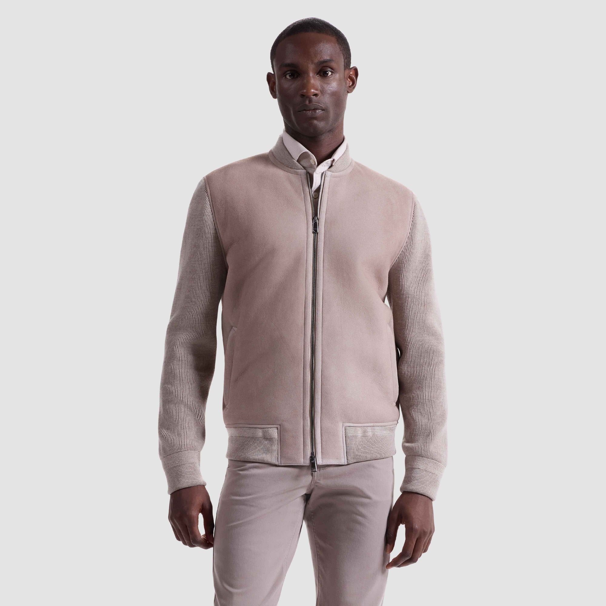 Lamb Shearling and Merino Wool Blouson