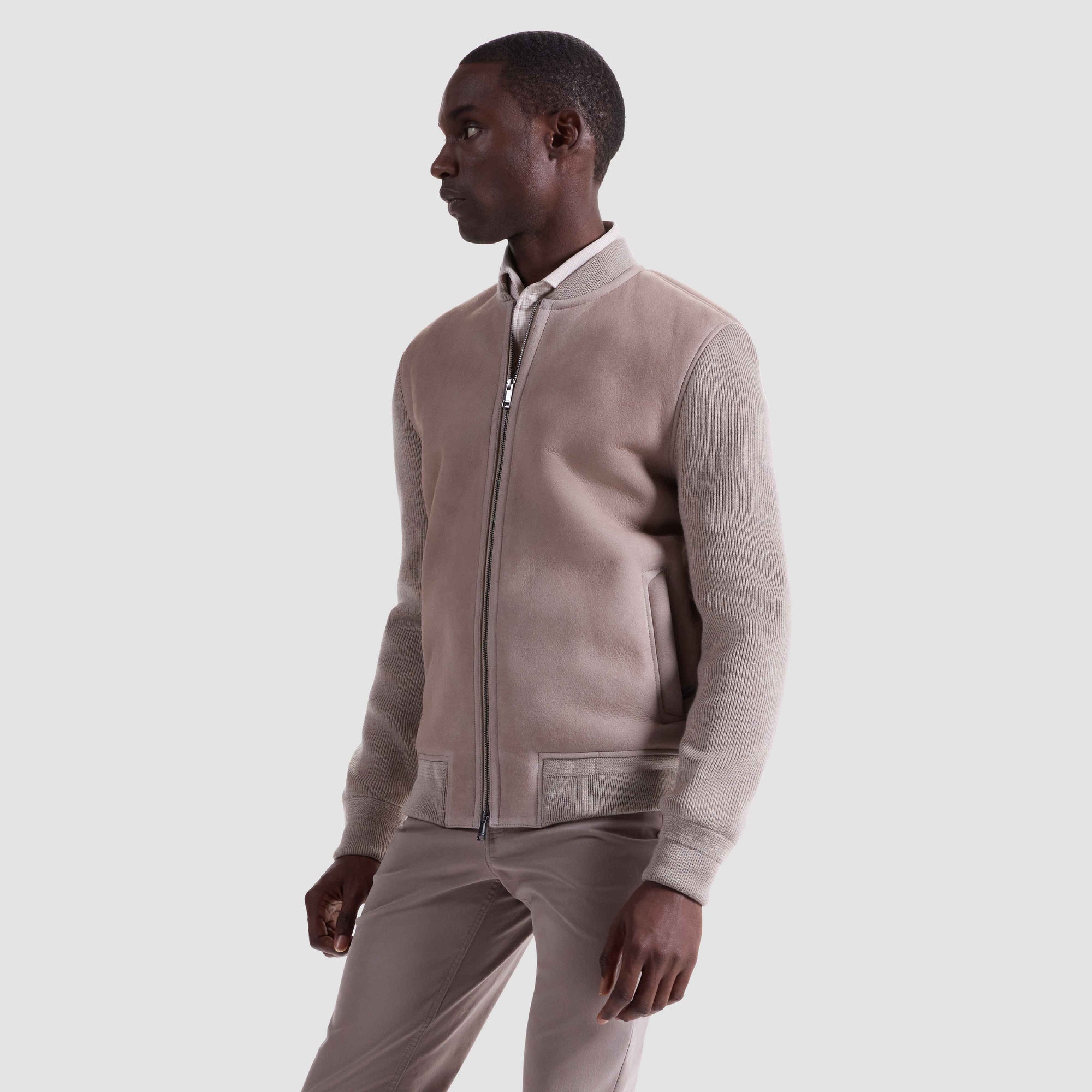 Lamb Shearling and Merino Wool Blouson