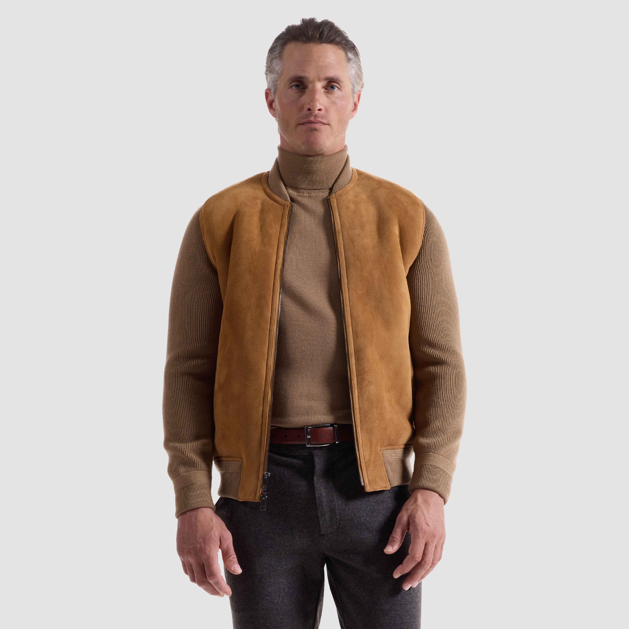 Lamb Shearling and Merino Wool Blouson