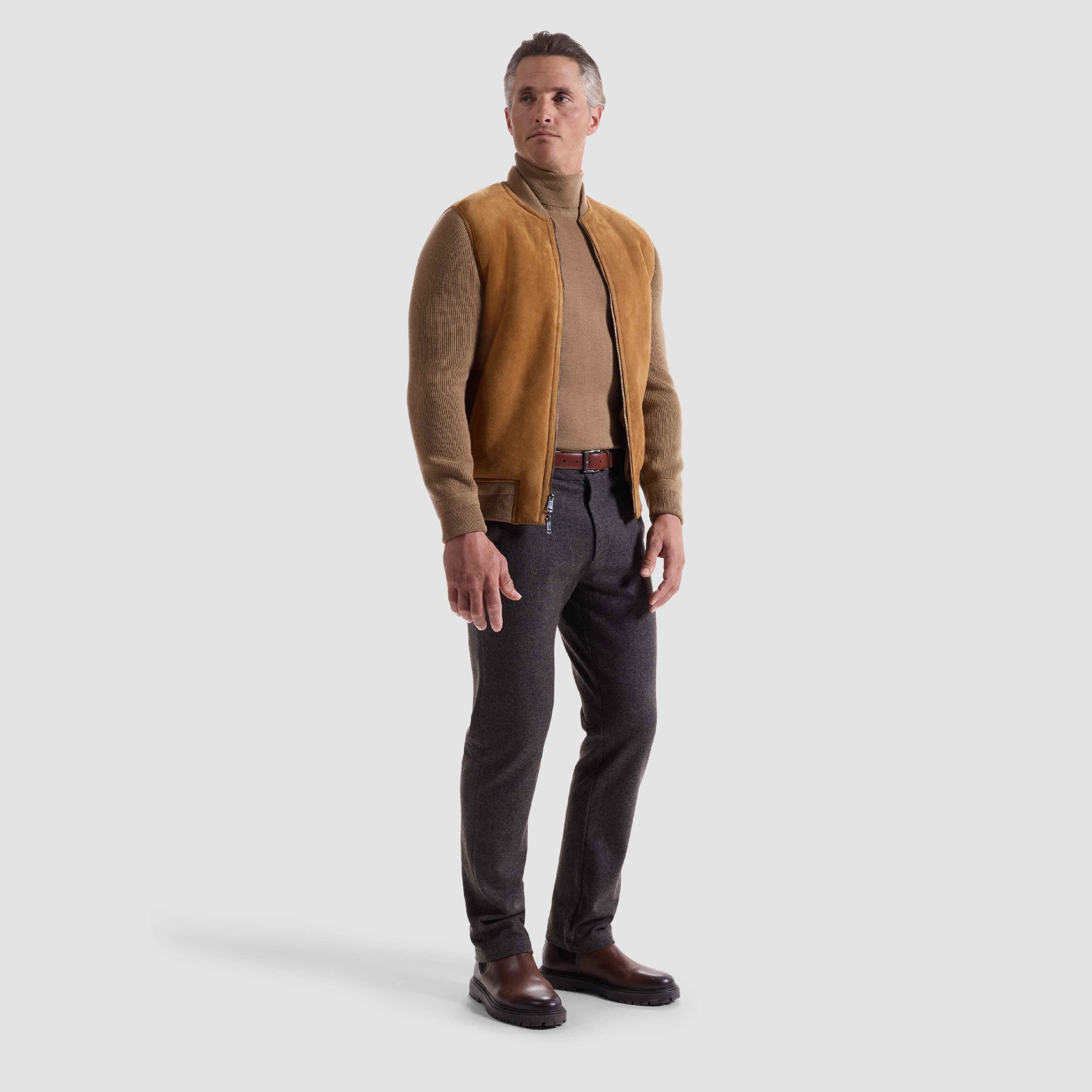 Lamb Shearling and Merino Wool Blouson