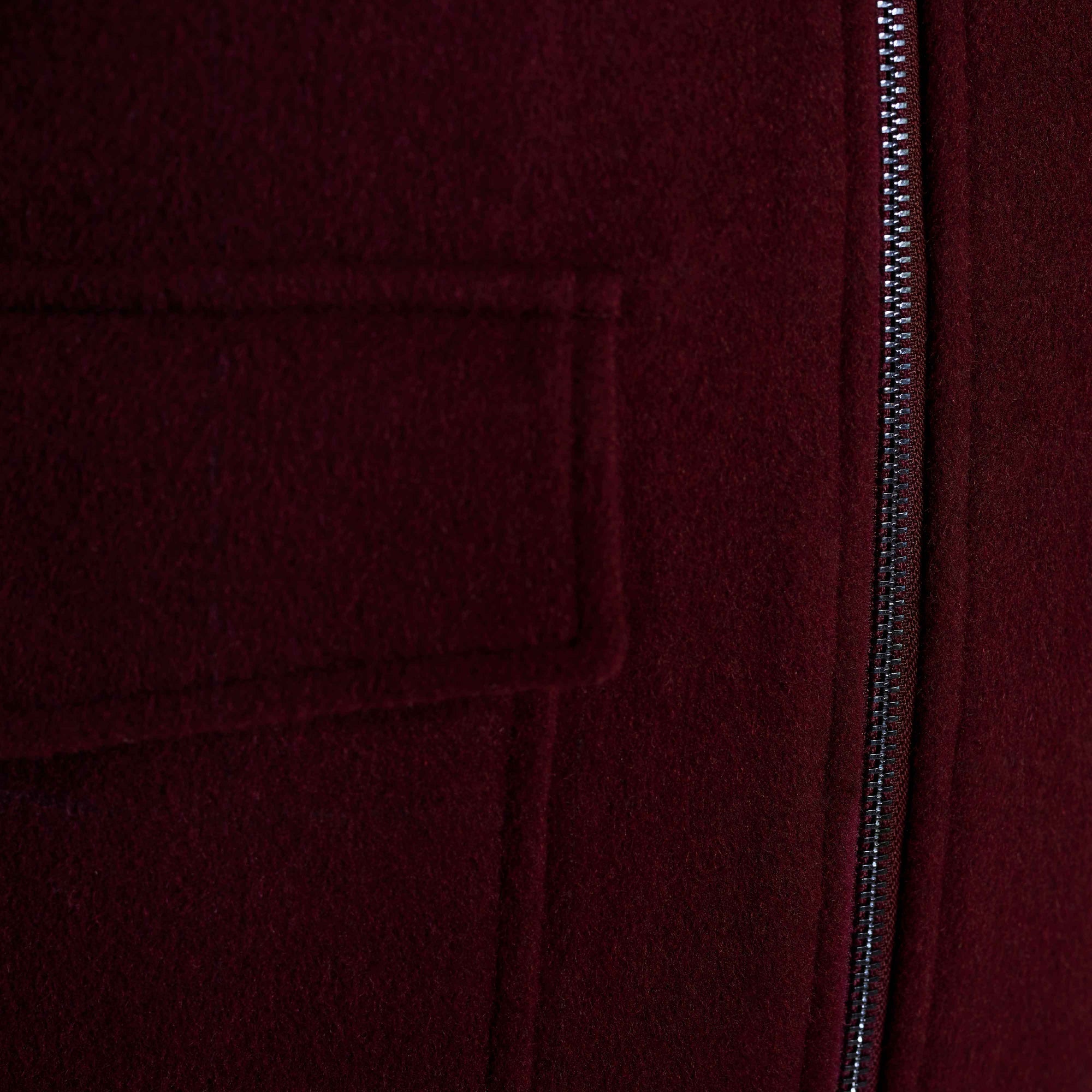 Windowpane Bomber Jacket with Removable Shearling Collar