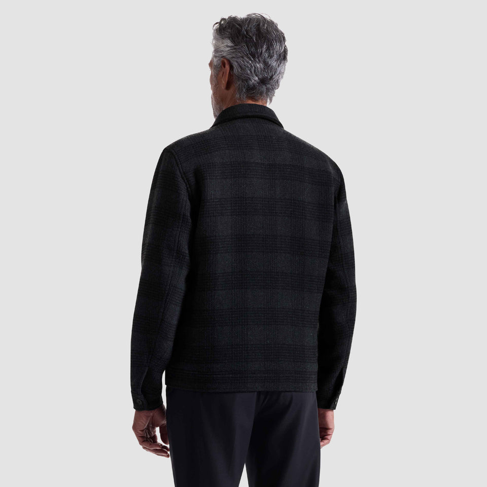 Glen Plaid Blouson Jacket – BUGATCHI