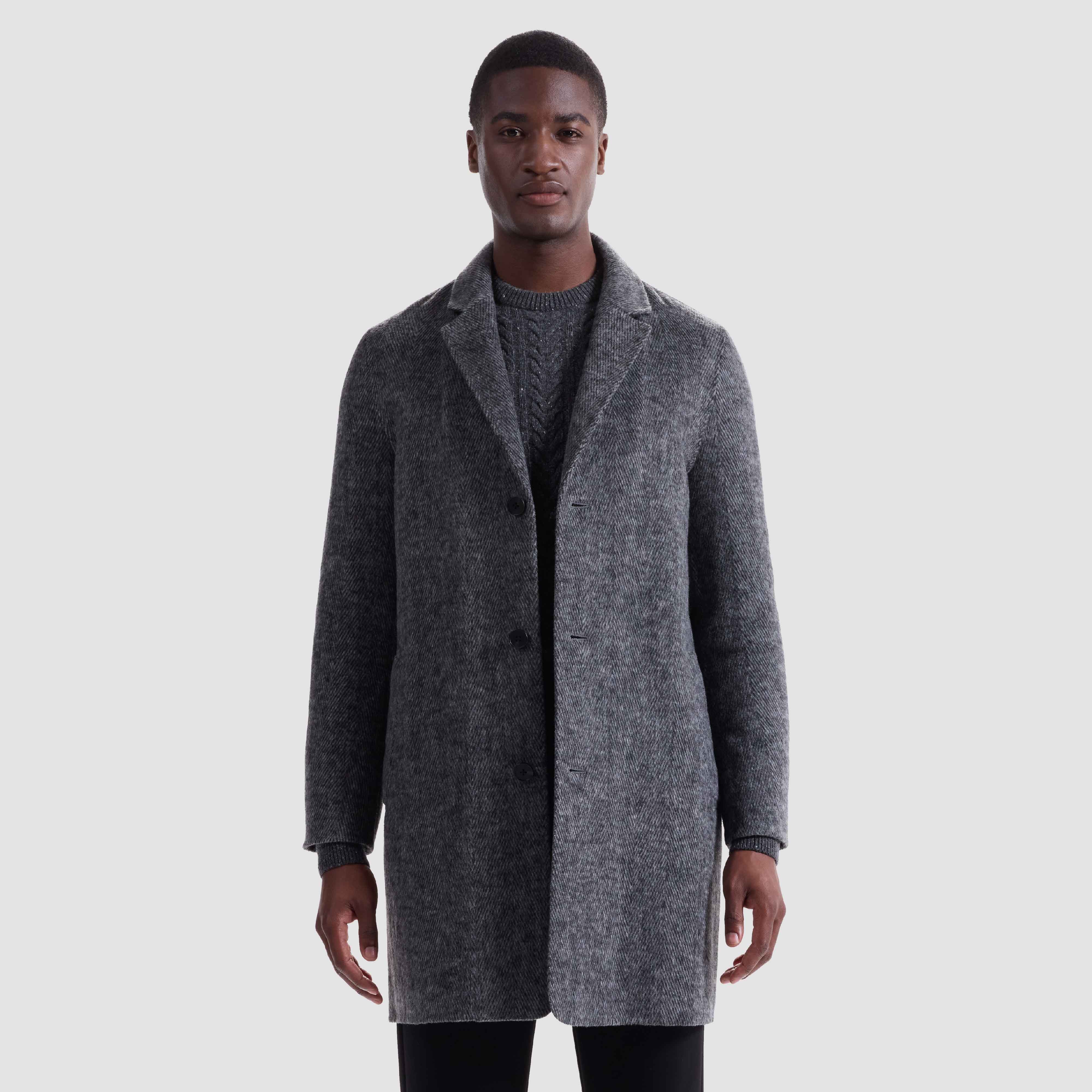 Herringbone Coat – BUGATCHI
