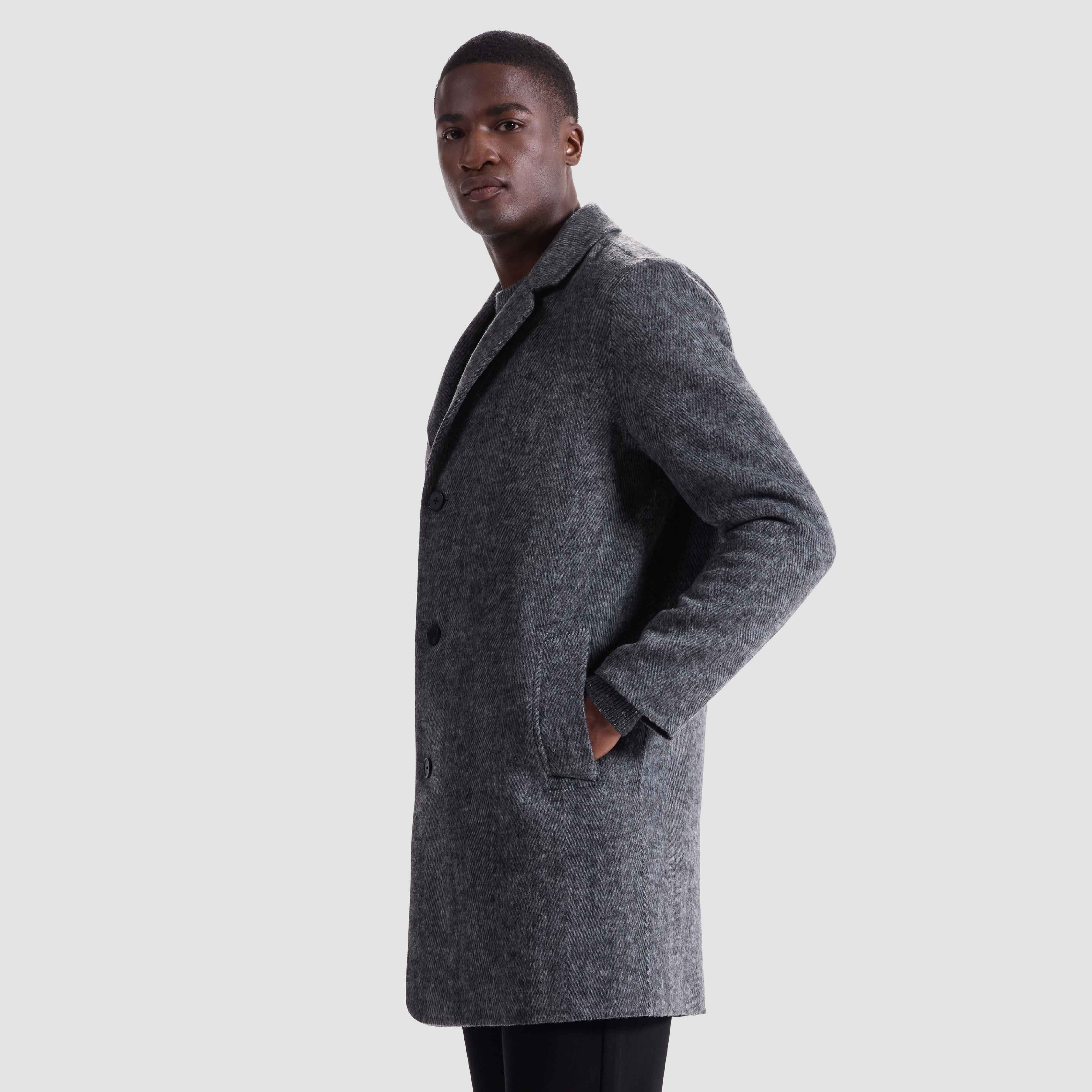 Herringbone Coat – BUGATCHI