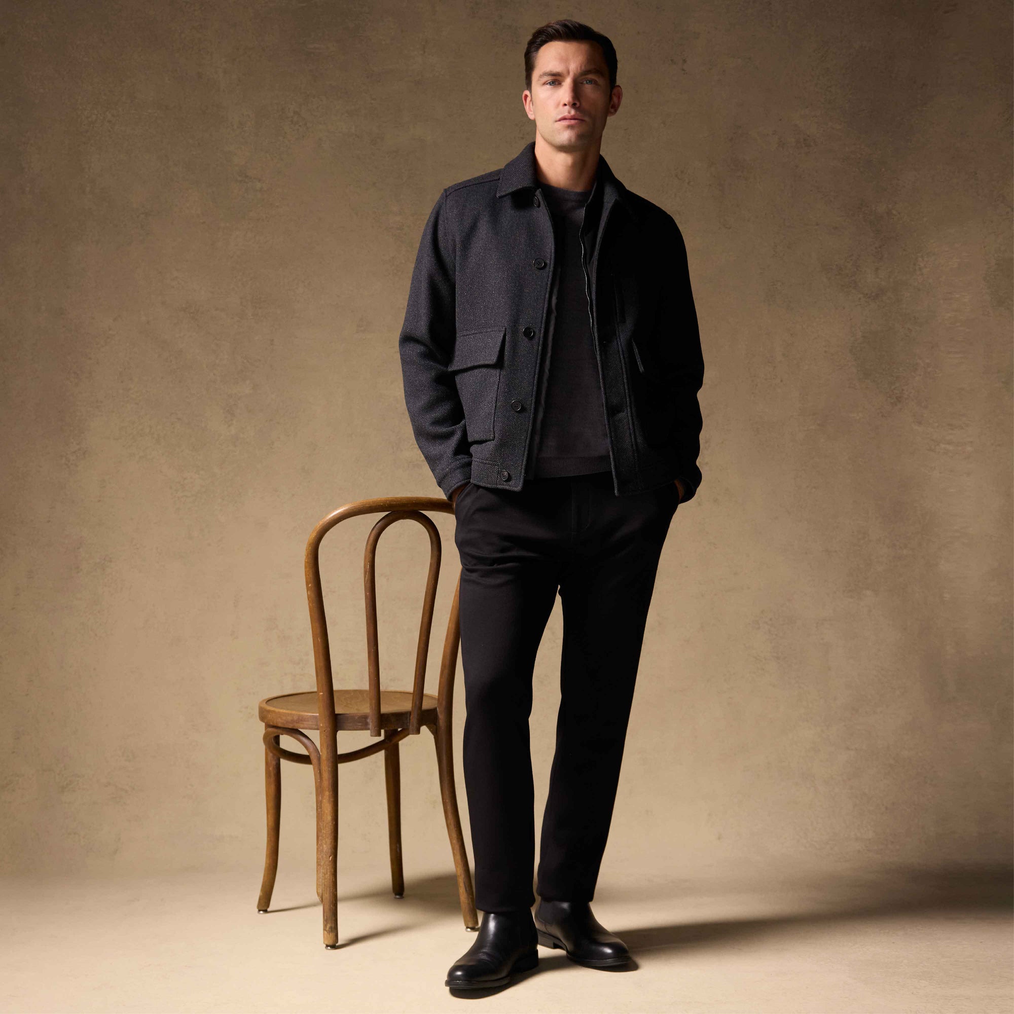 Two-In-One Jacket With Removable Nylon Vest