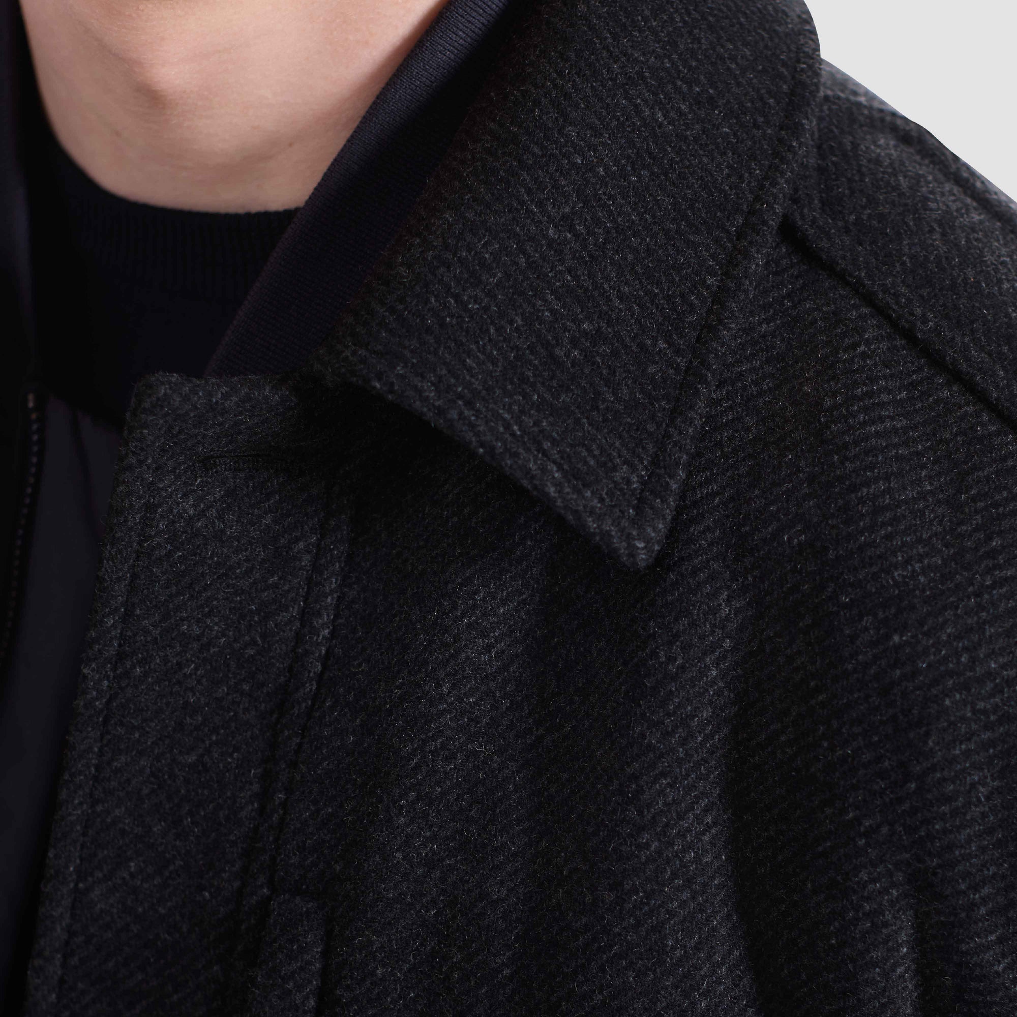 Two-In-One Jacket With Removable Nylon Vest