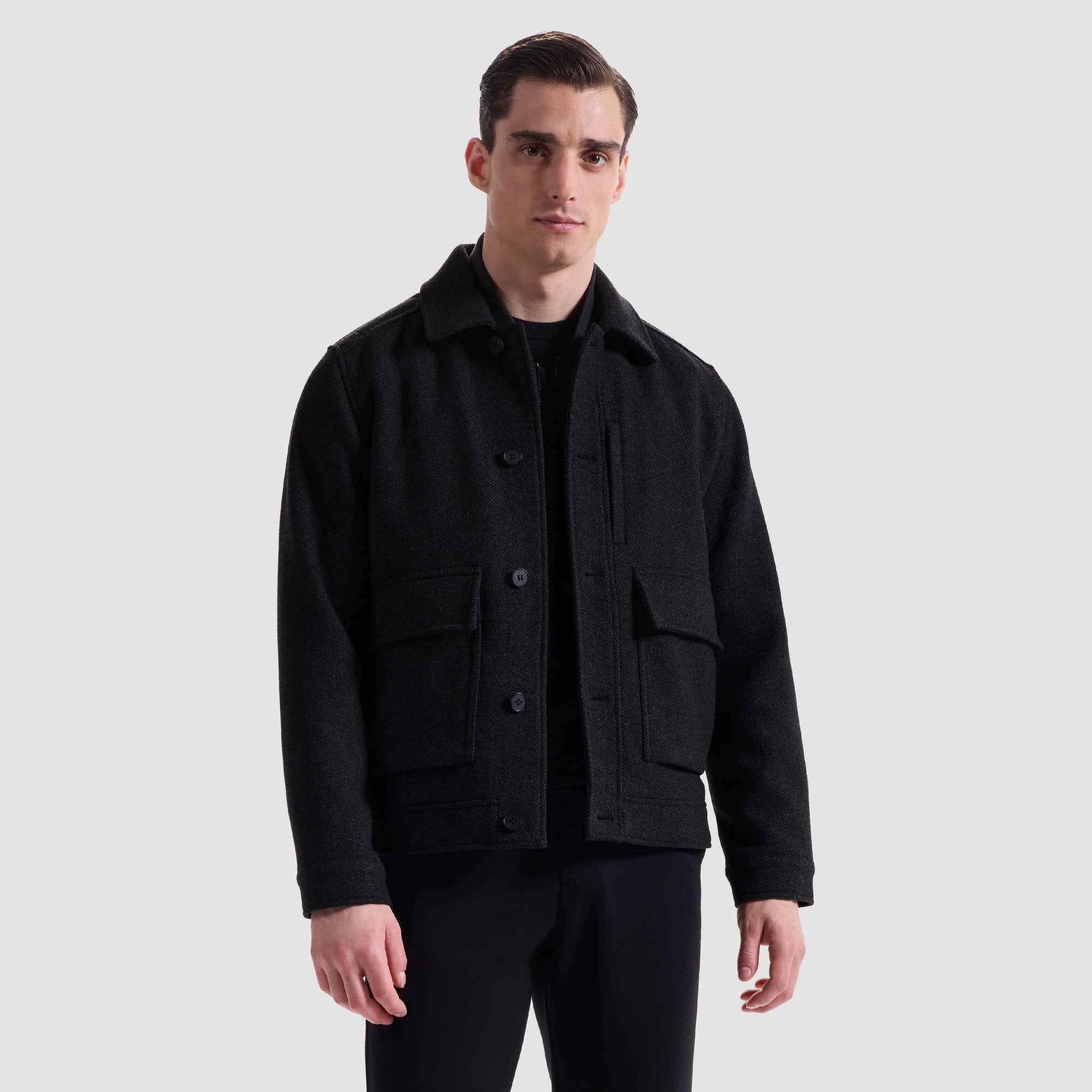Two-In-One Jacket With Removable Nylon Vest