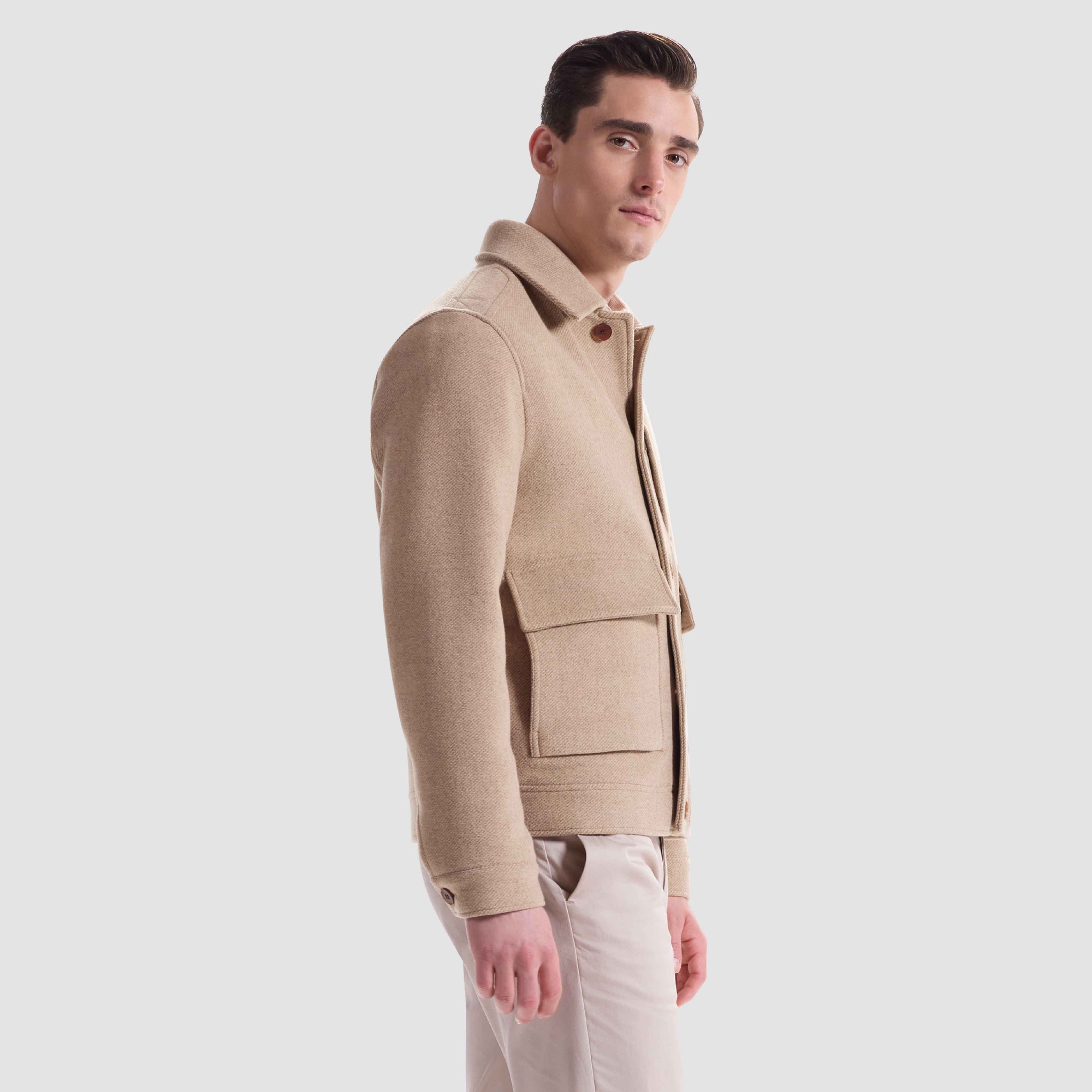 Two-In-One Jacket With Removable Nylon Vest