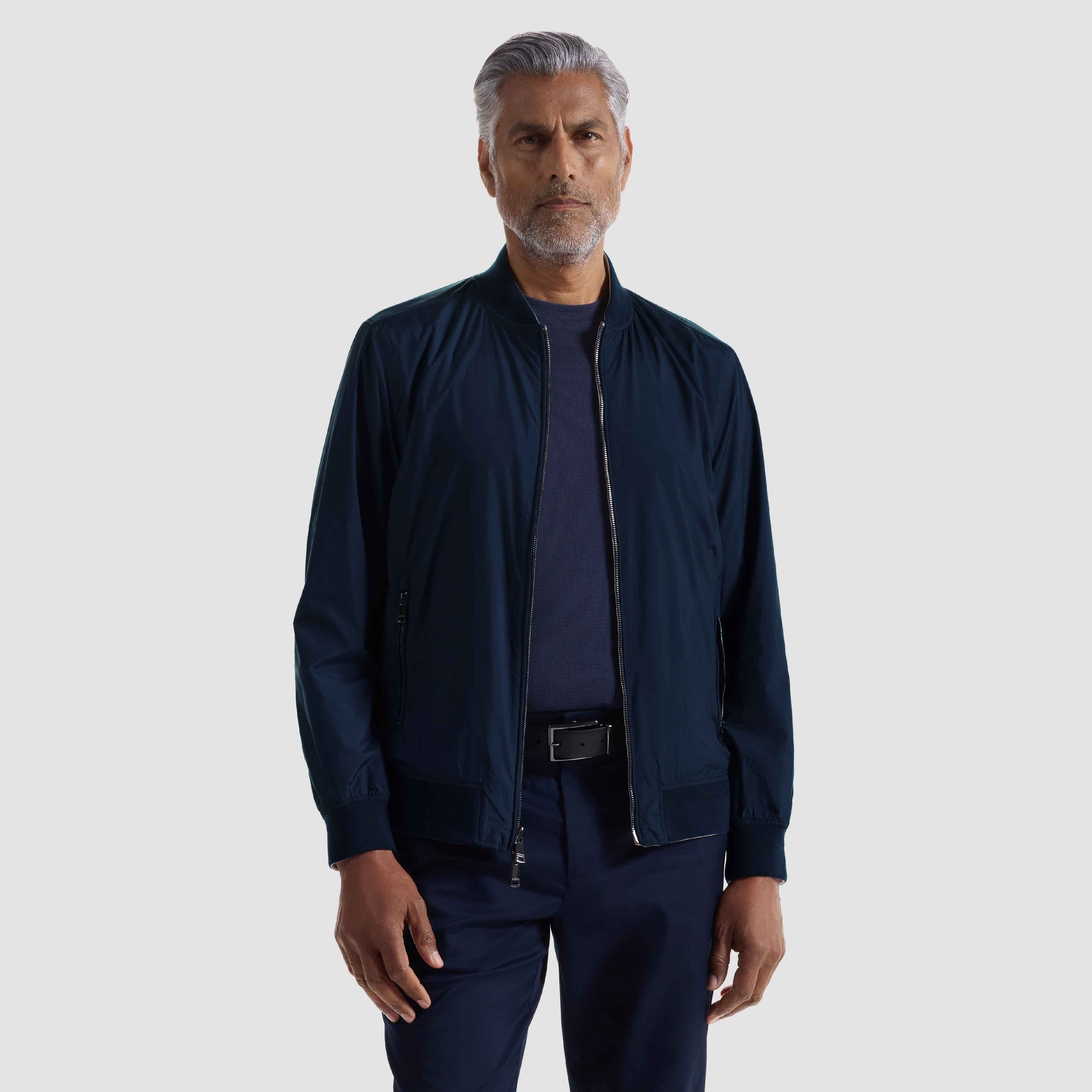 Reversible Nylon Windbreaker