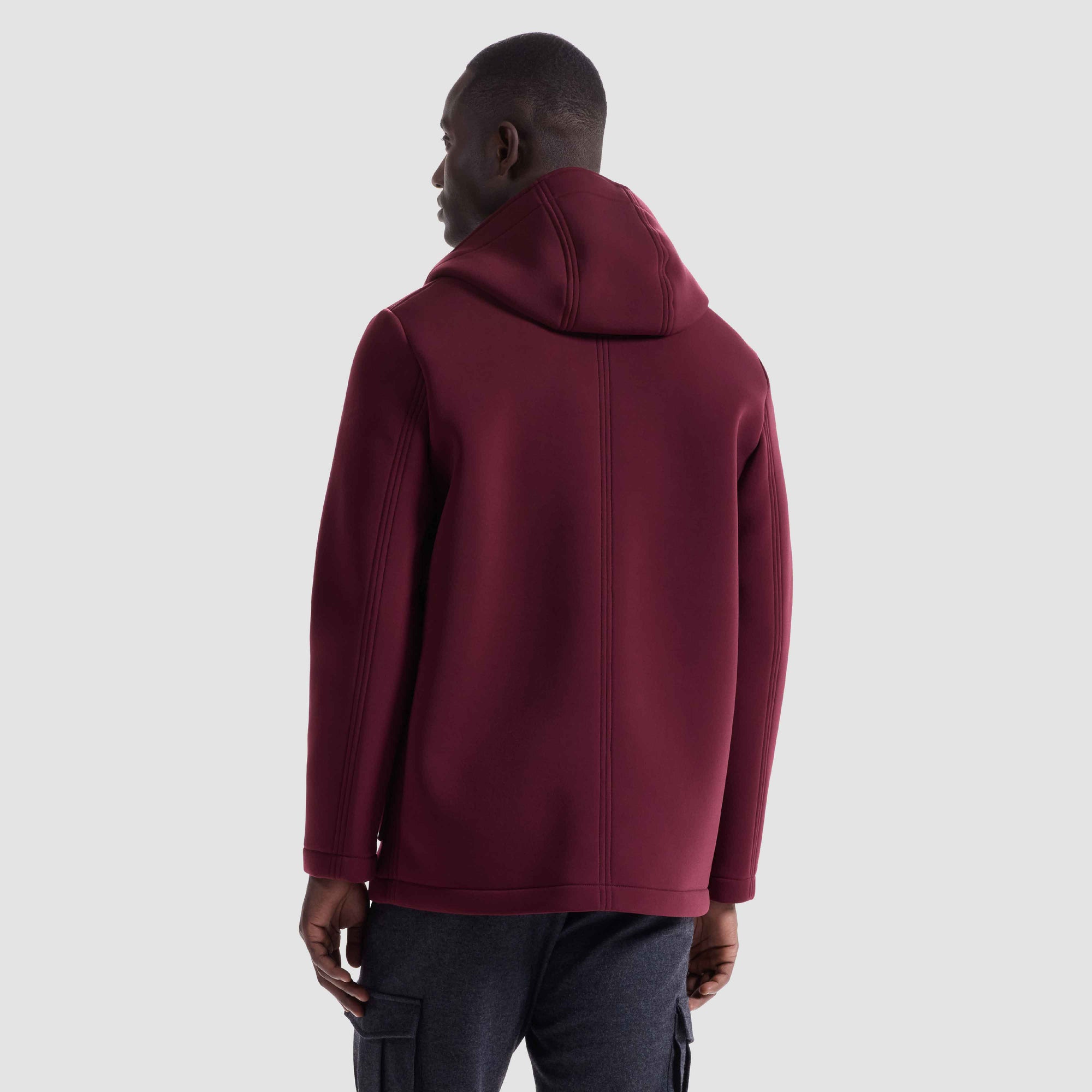 Double-Faced Field Jacket With Hood