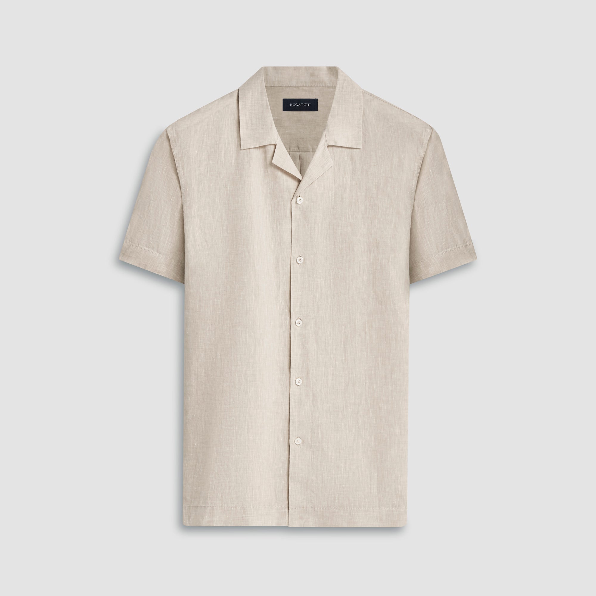 Jackson Solid Short Sleeve Linen Shirt