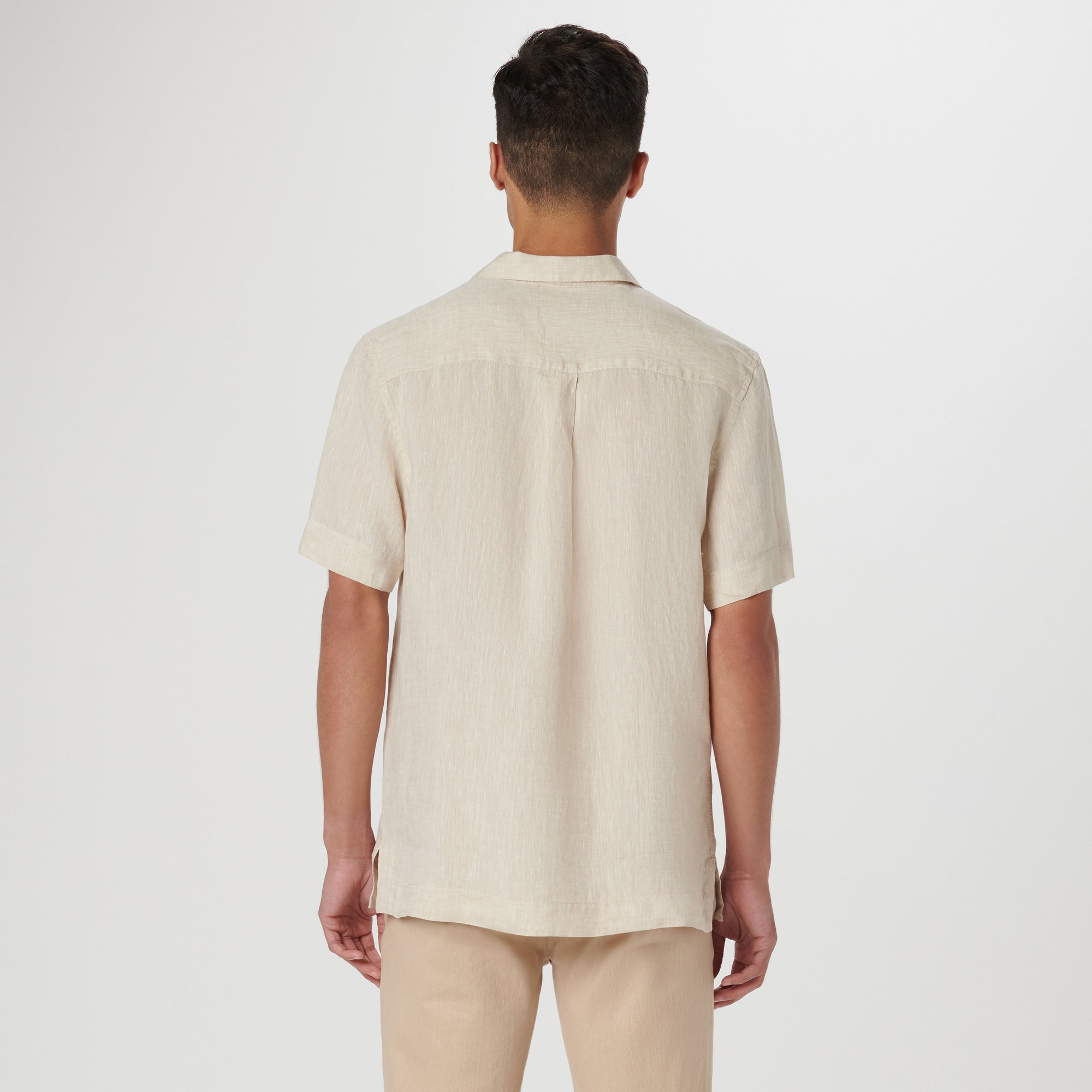 Jackson Solid Short Sleeve Linen Shirt