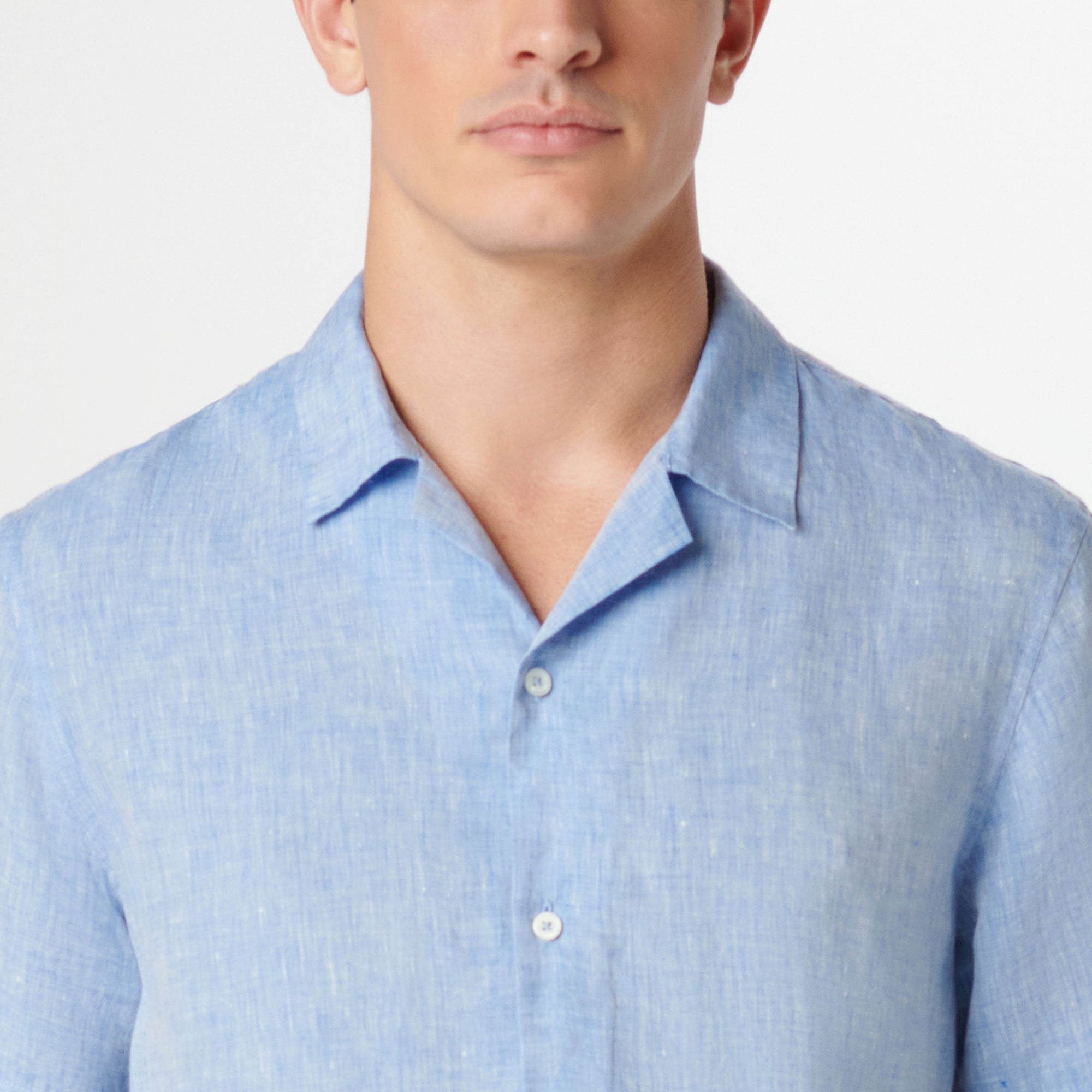Jackson Solid Short Sleeve Linen Shirt