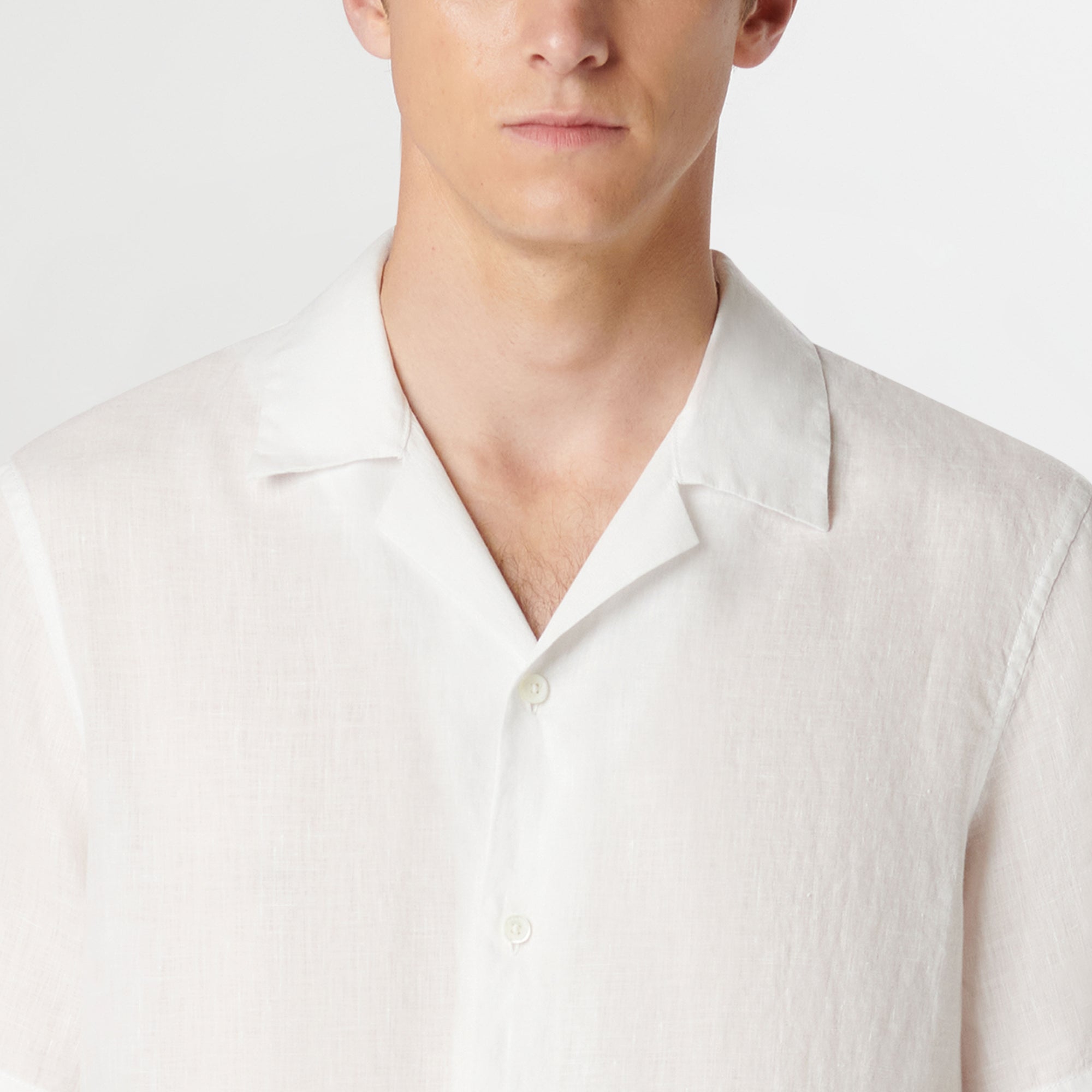 Jackson Solid Short Sleeve Linen Shirt