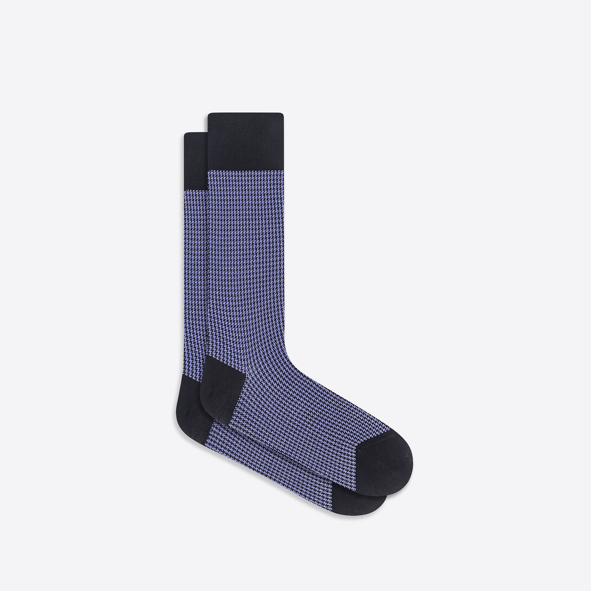 Houndstooth Mid-Calf Socks