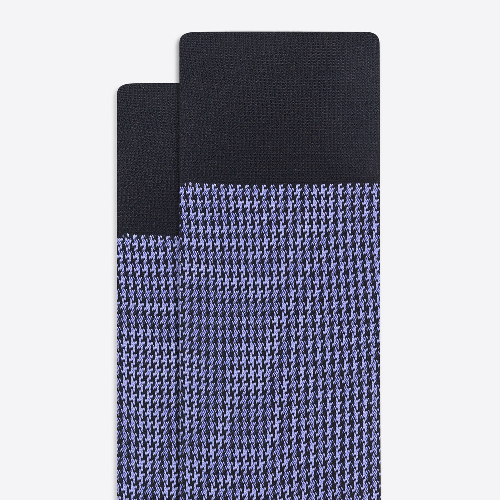 Houndstooth Mid-Calf Socks
