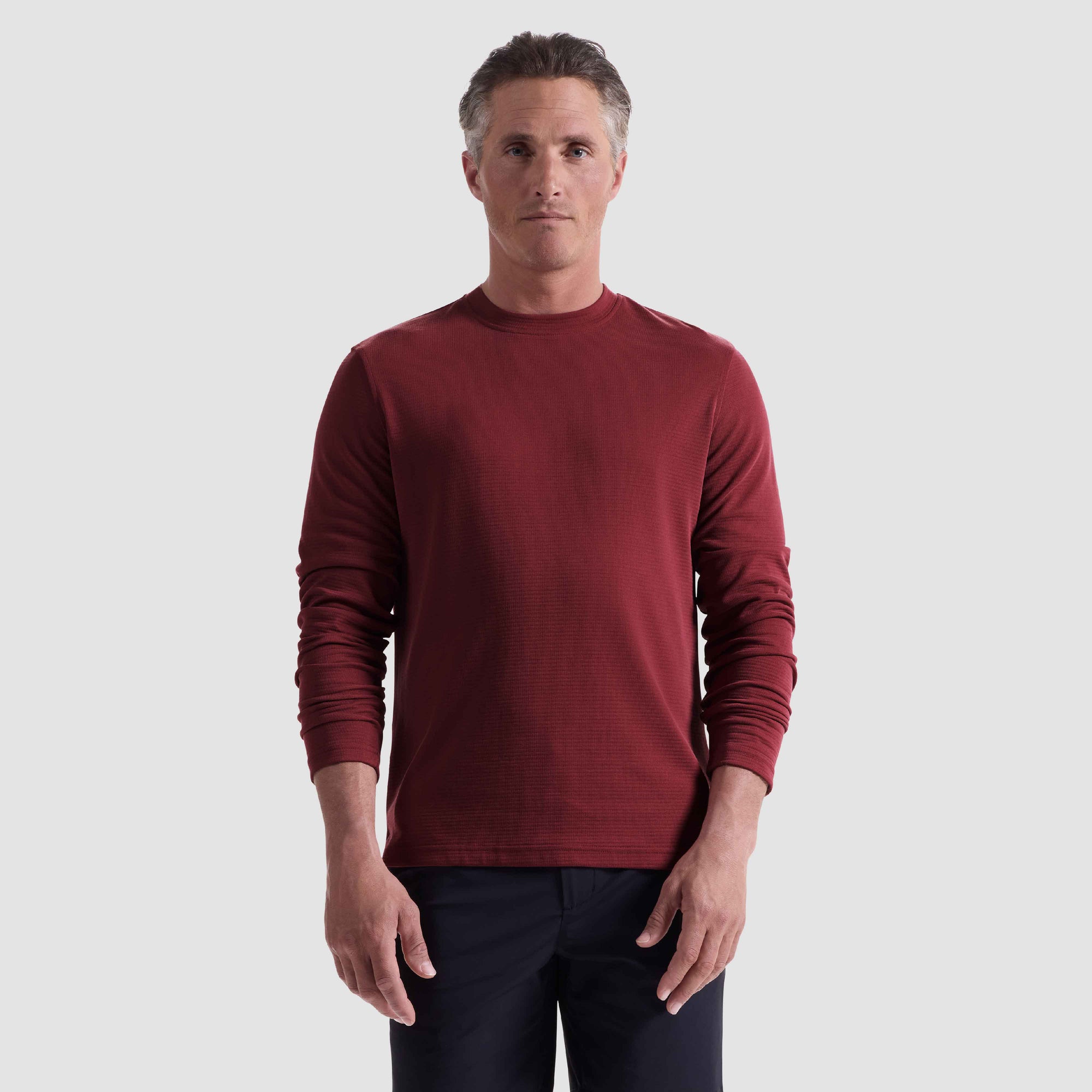 Orian Ottoman Long Sleeve Crew Neck