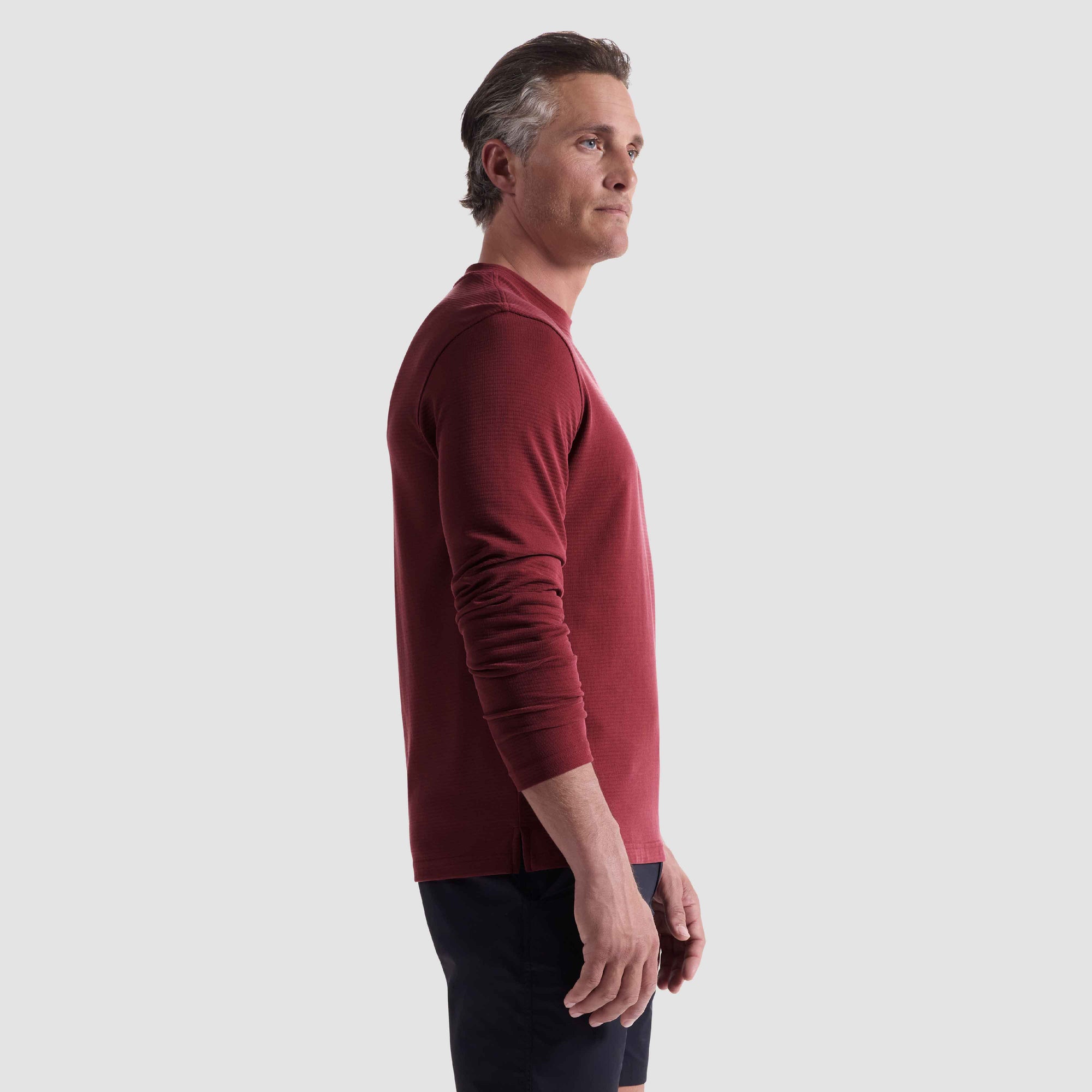 Orian Ottoman Long Sleeve Crew Neck