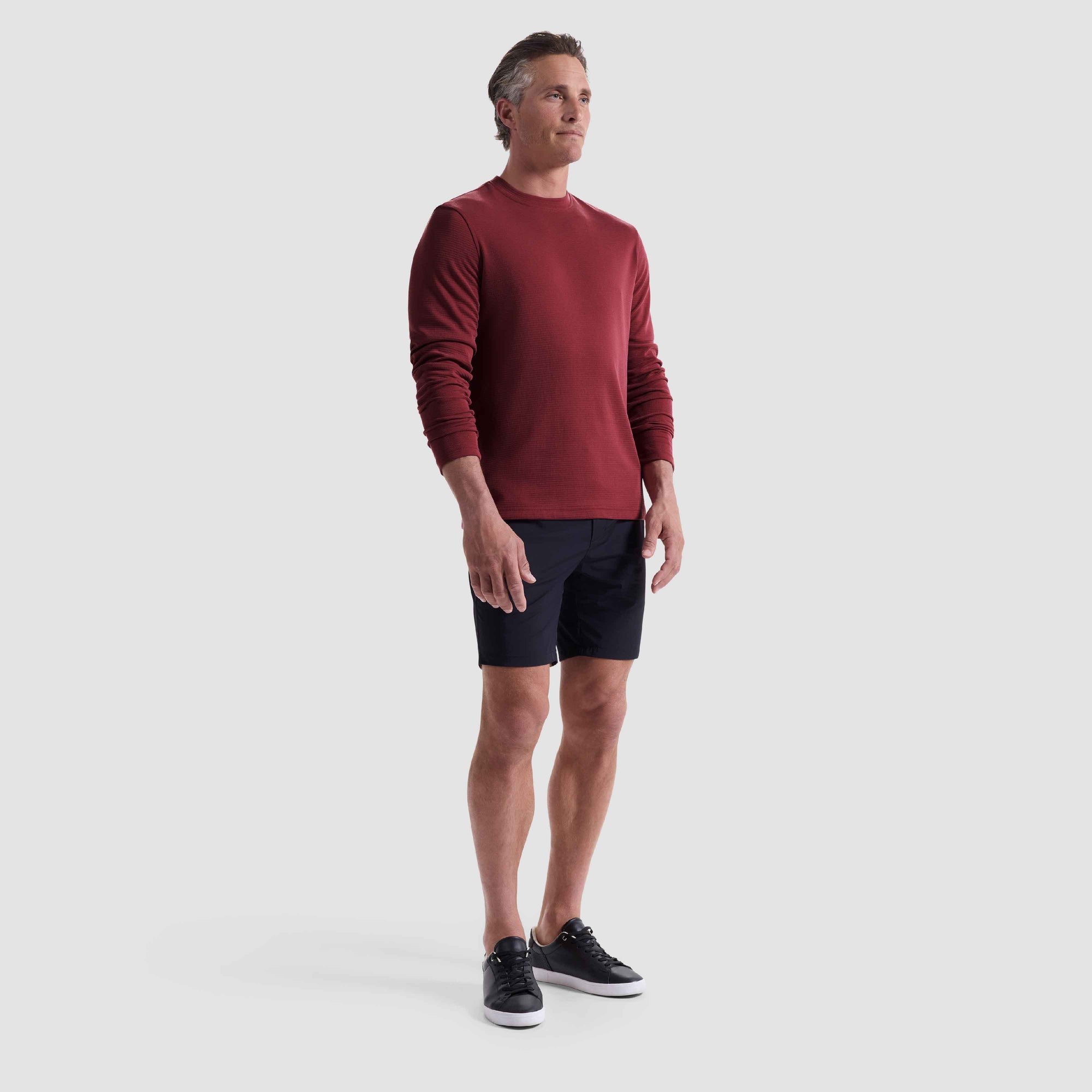 Orian Ottoman Long Sleeve Crew Neck