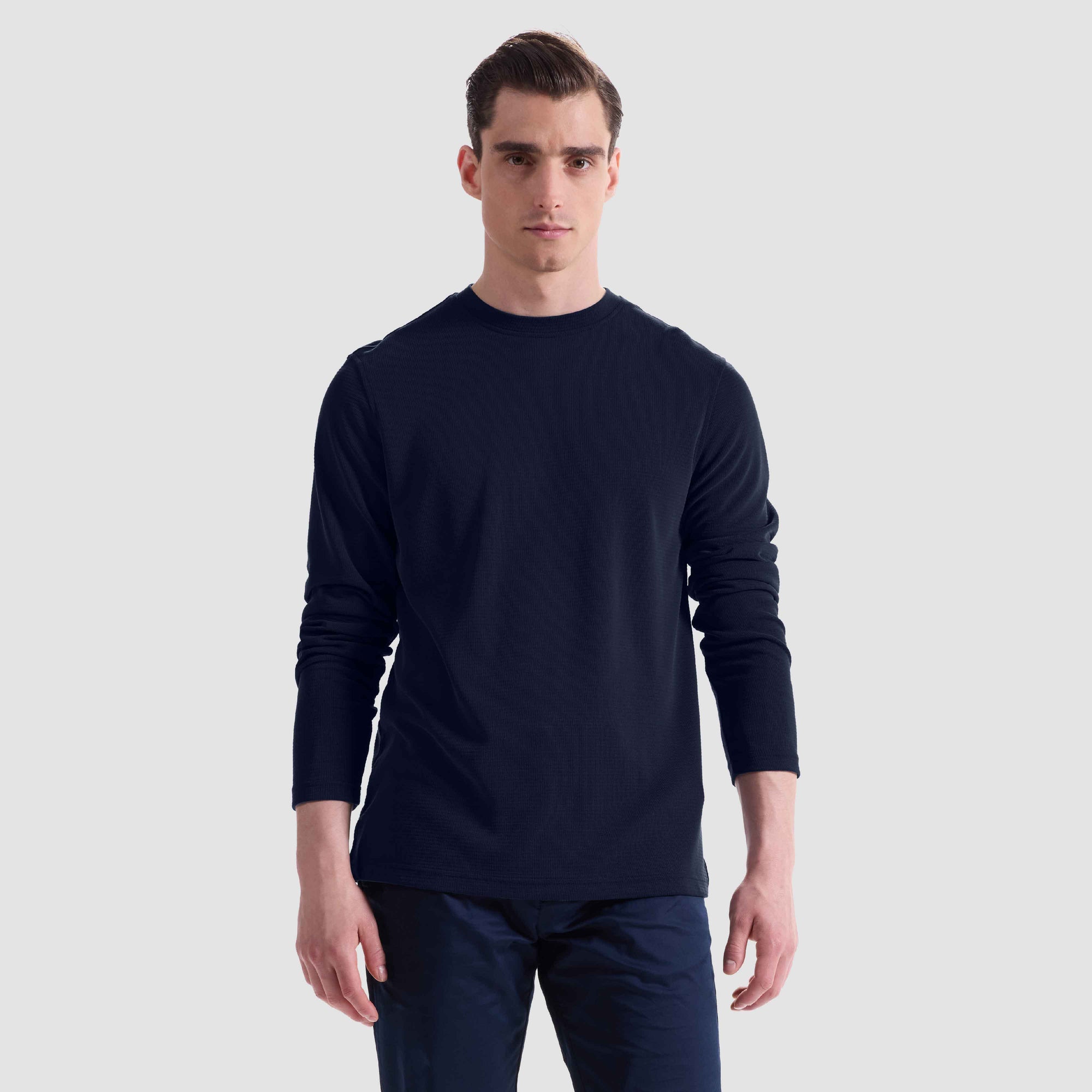 Orian Ottoman Long Sleeve Crew Neck