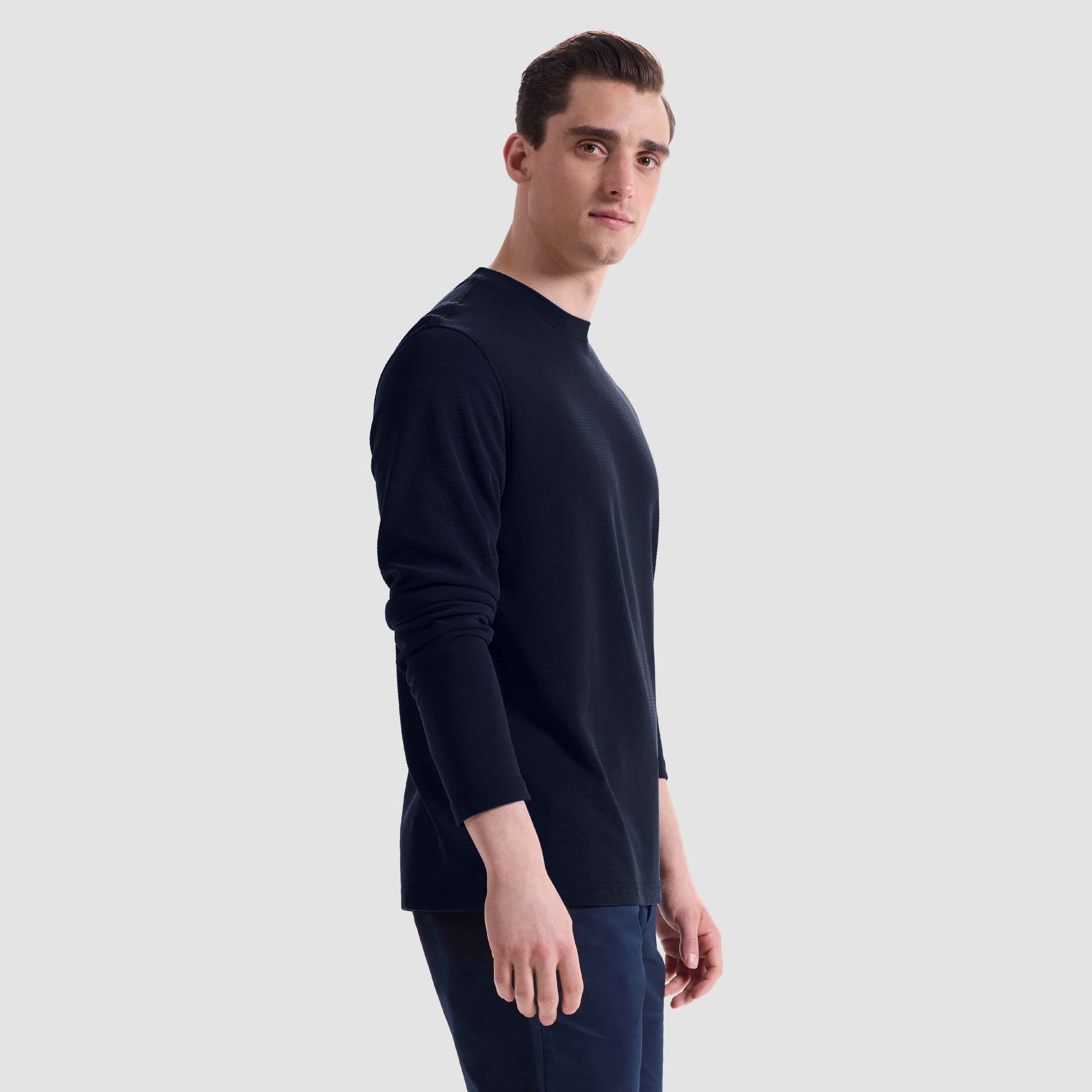 Orian Ottoman Long Sleeve Crew Neck