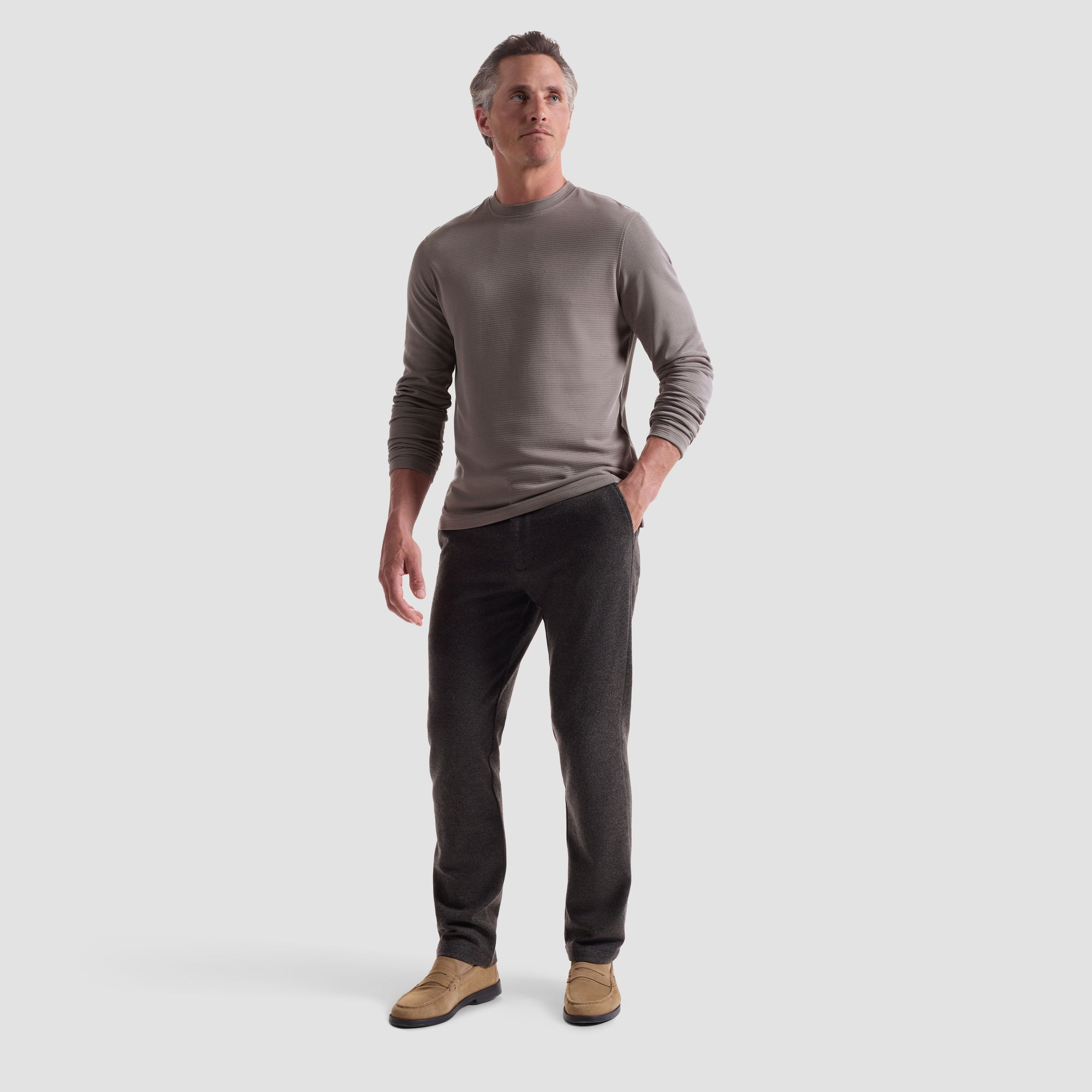 Orian Ottoman Long Sleeve Crew Neck