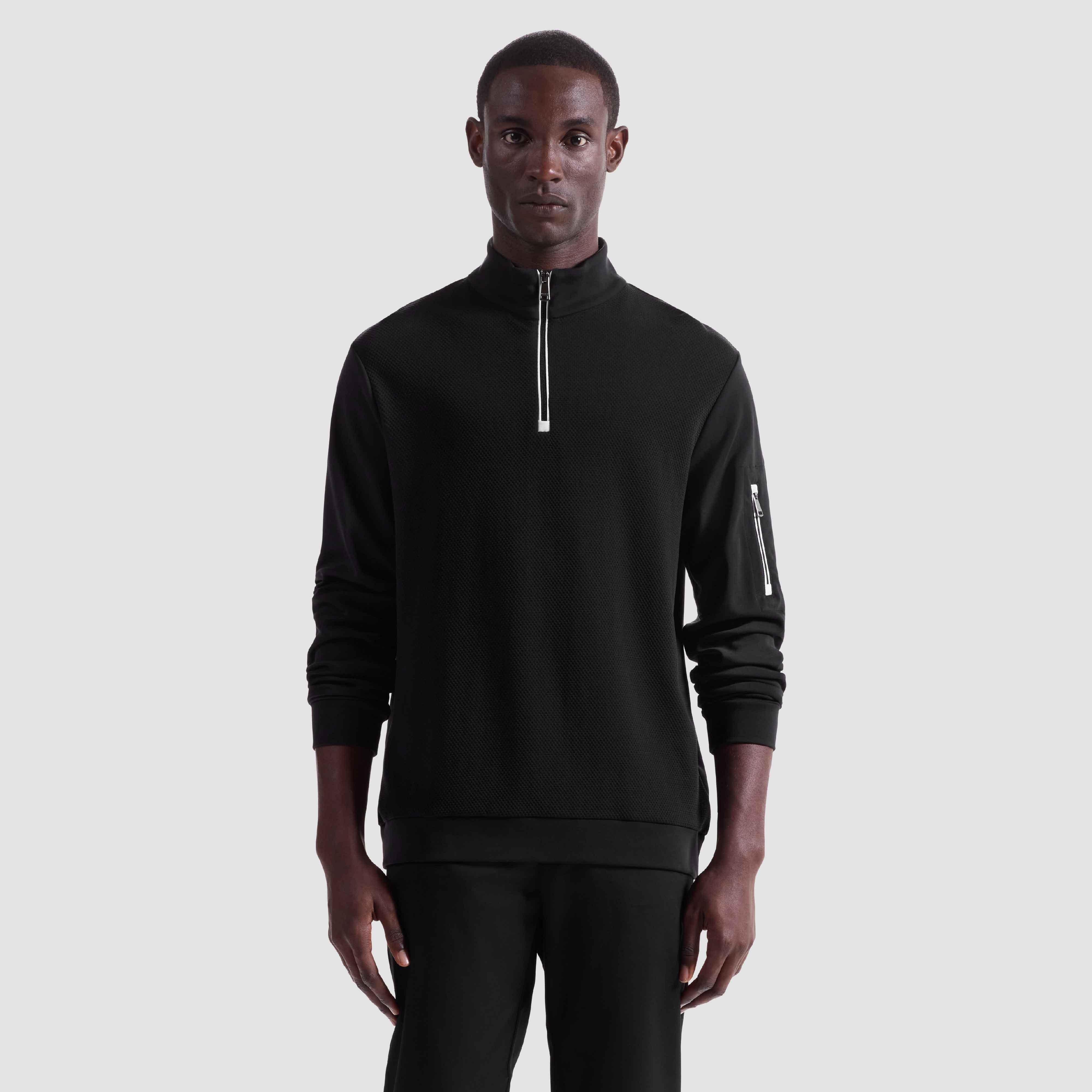 Beehive Quarter-Zip Pullover – BUGATCHI