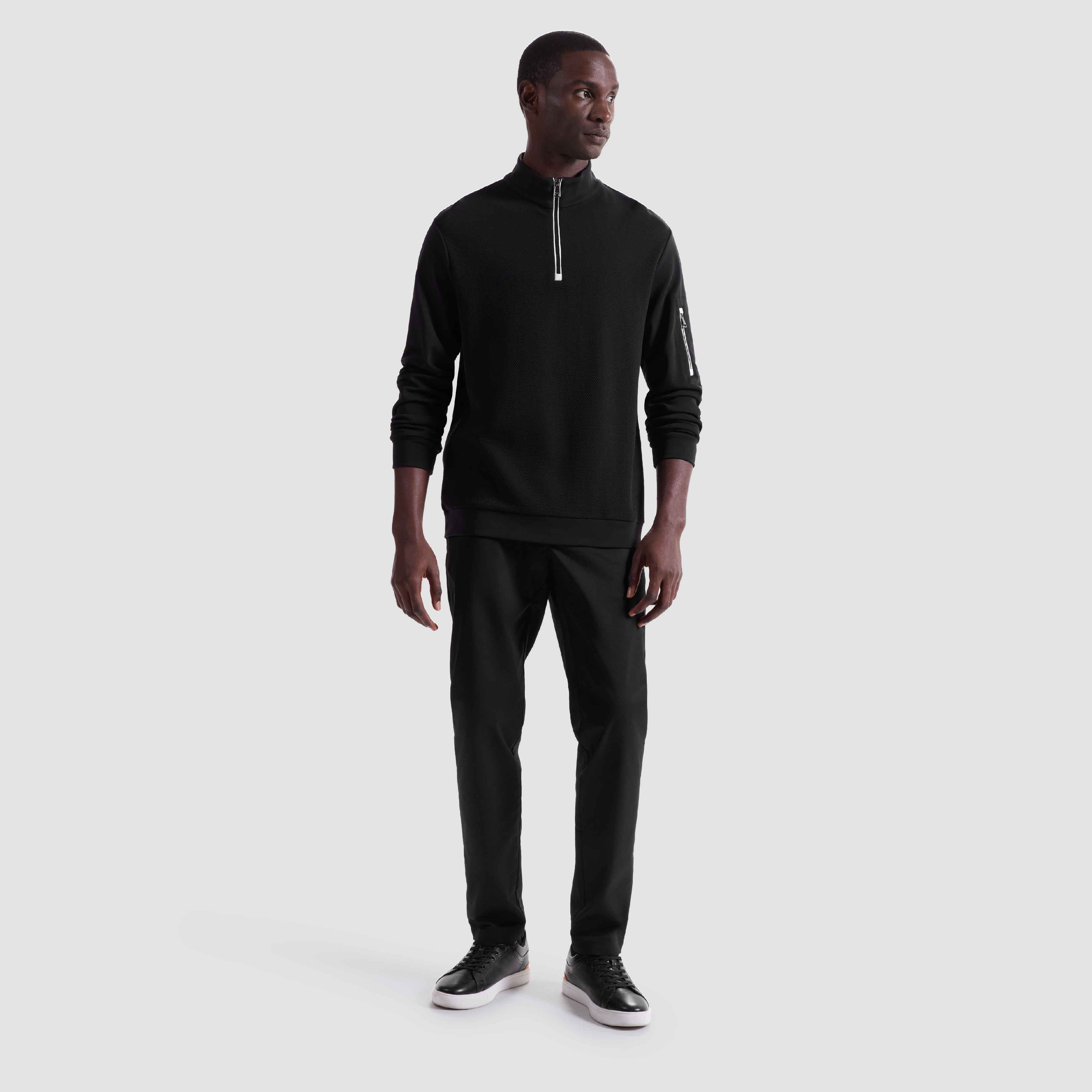 Beehive Quarter-Zip Pullover – BUGATCHI